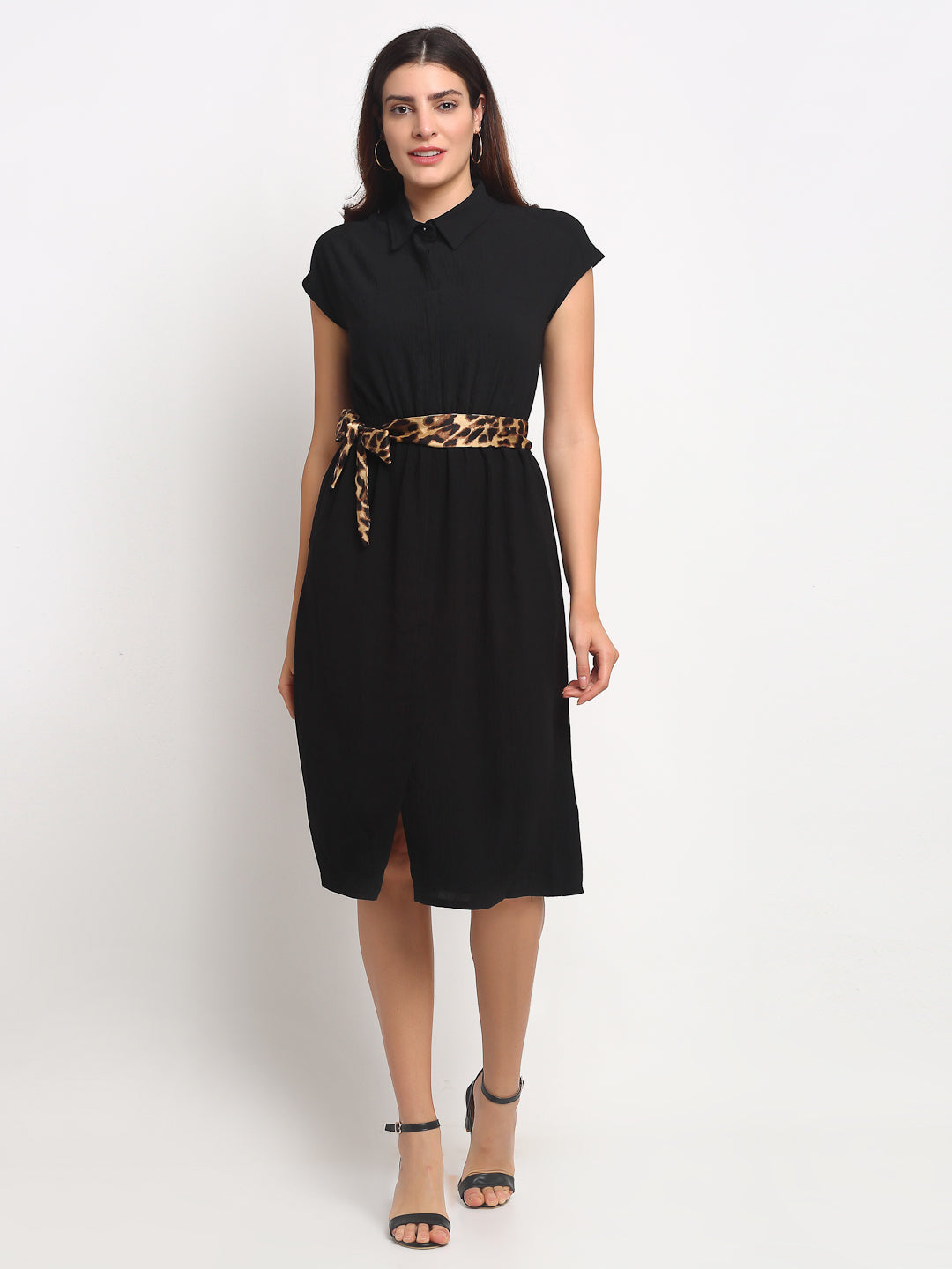 Women Waist tied Dress - Global Republic