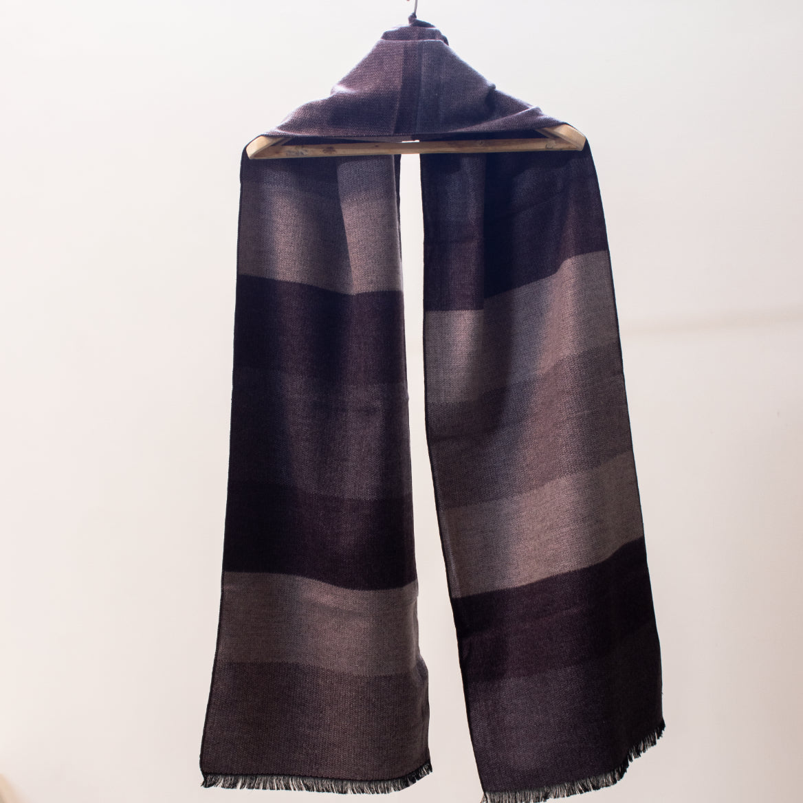 Men Printed Brown Muffler
