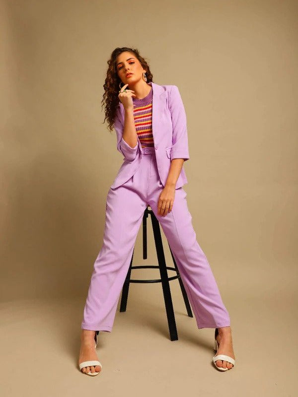 Women The Lilac Mauve Set Suit