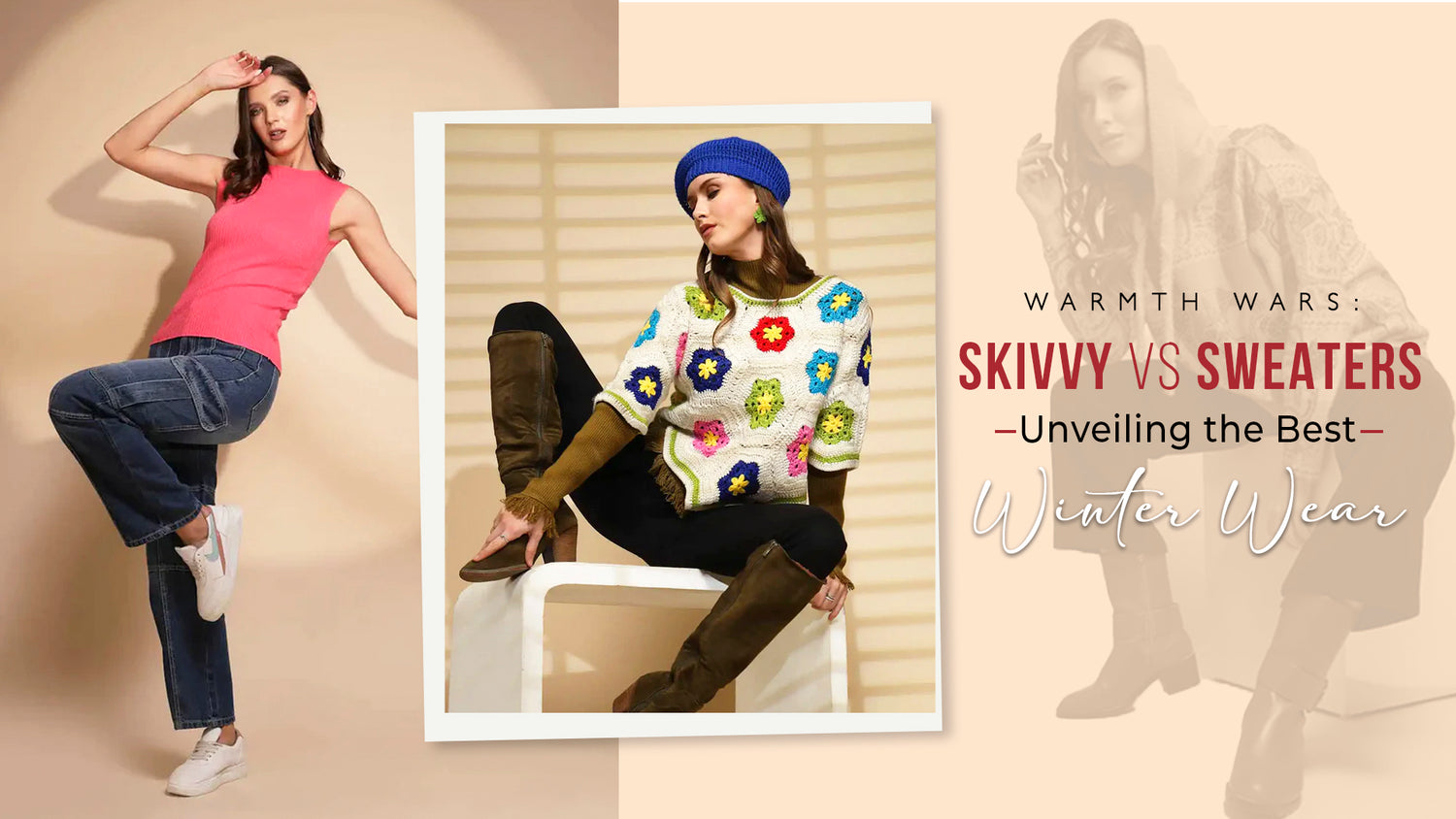 Women Skivvy Sweater Online 