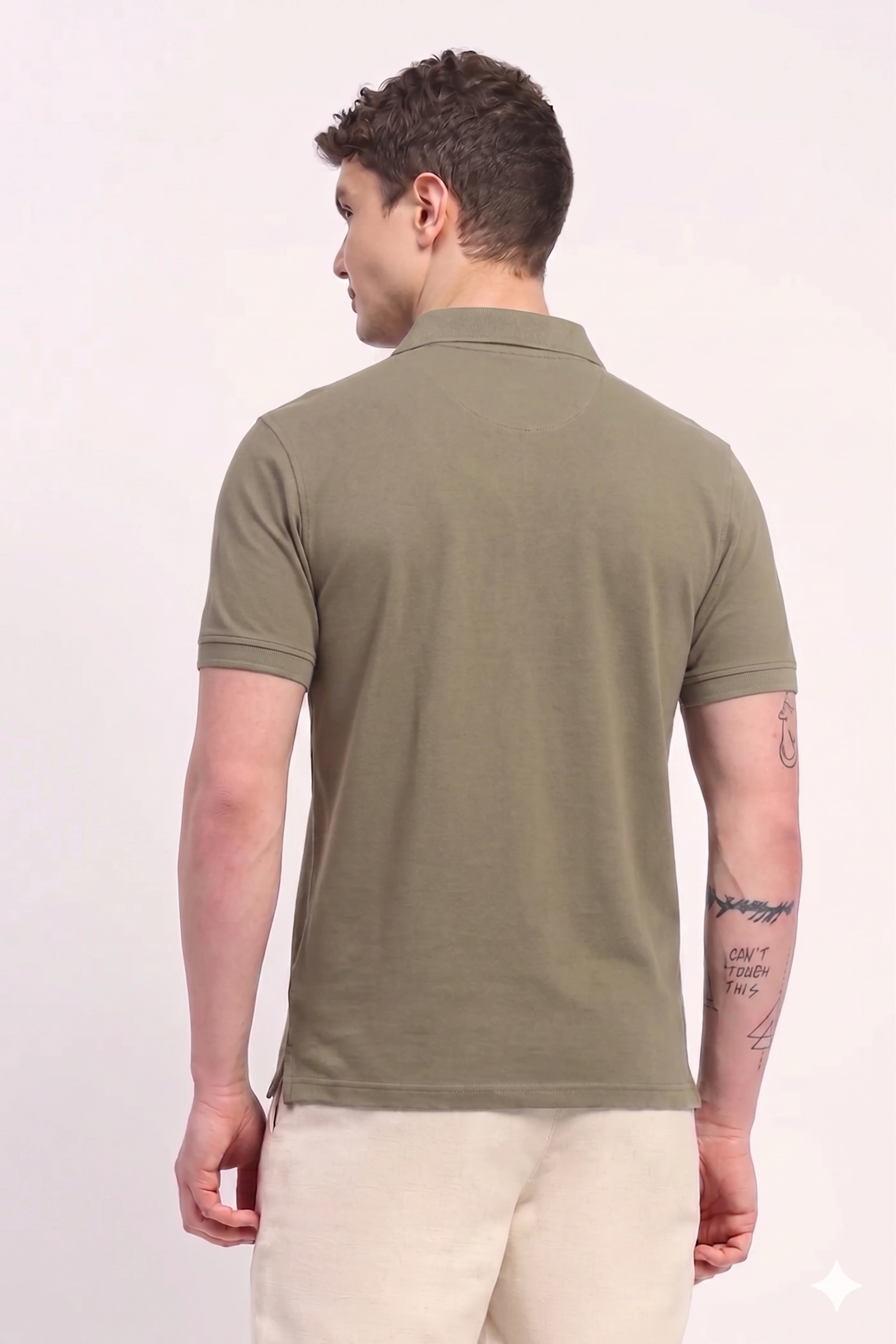 Olive Panel T-Shirt-Global Republic