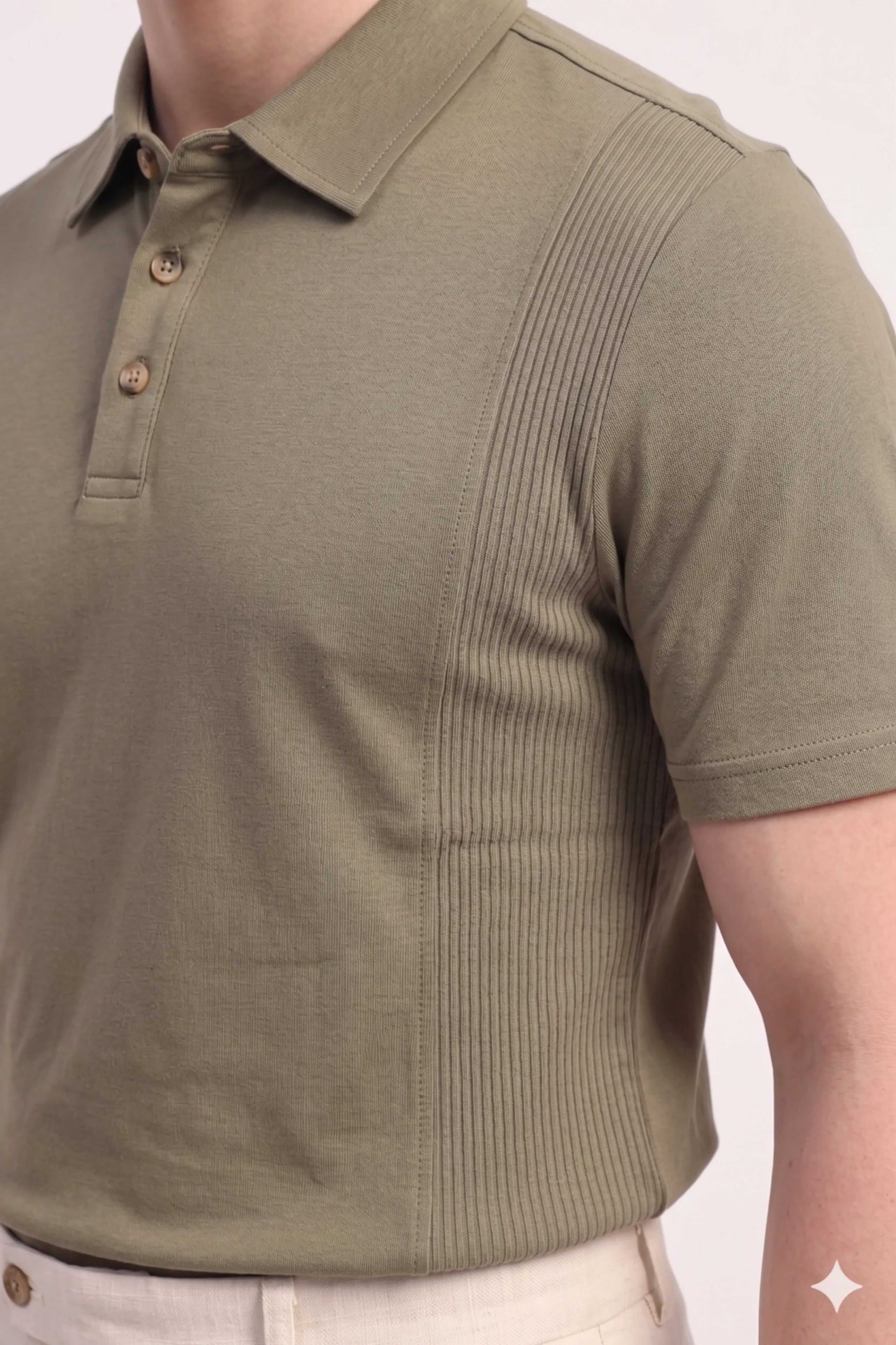 Olive Panel T-Shirt-Global Republic