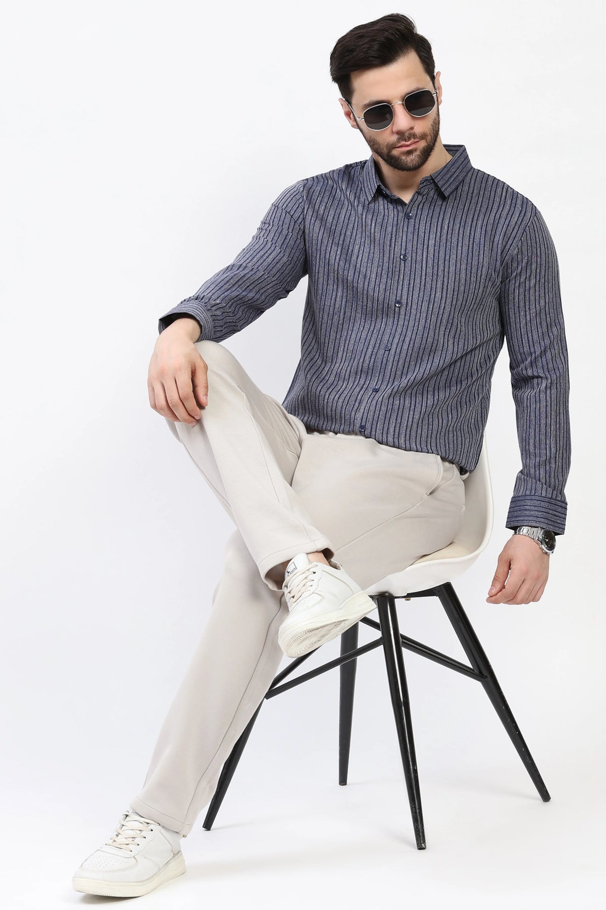 Blue Striped Shirt