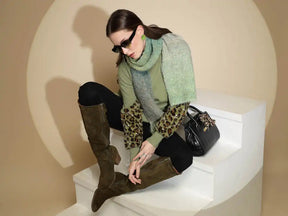 Olive Green Pullover for Women