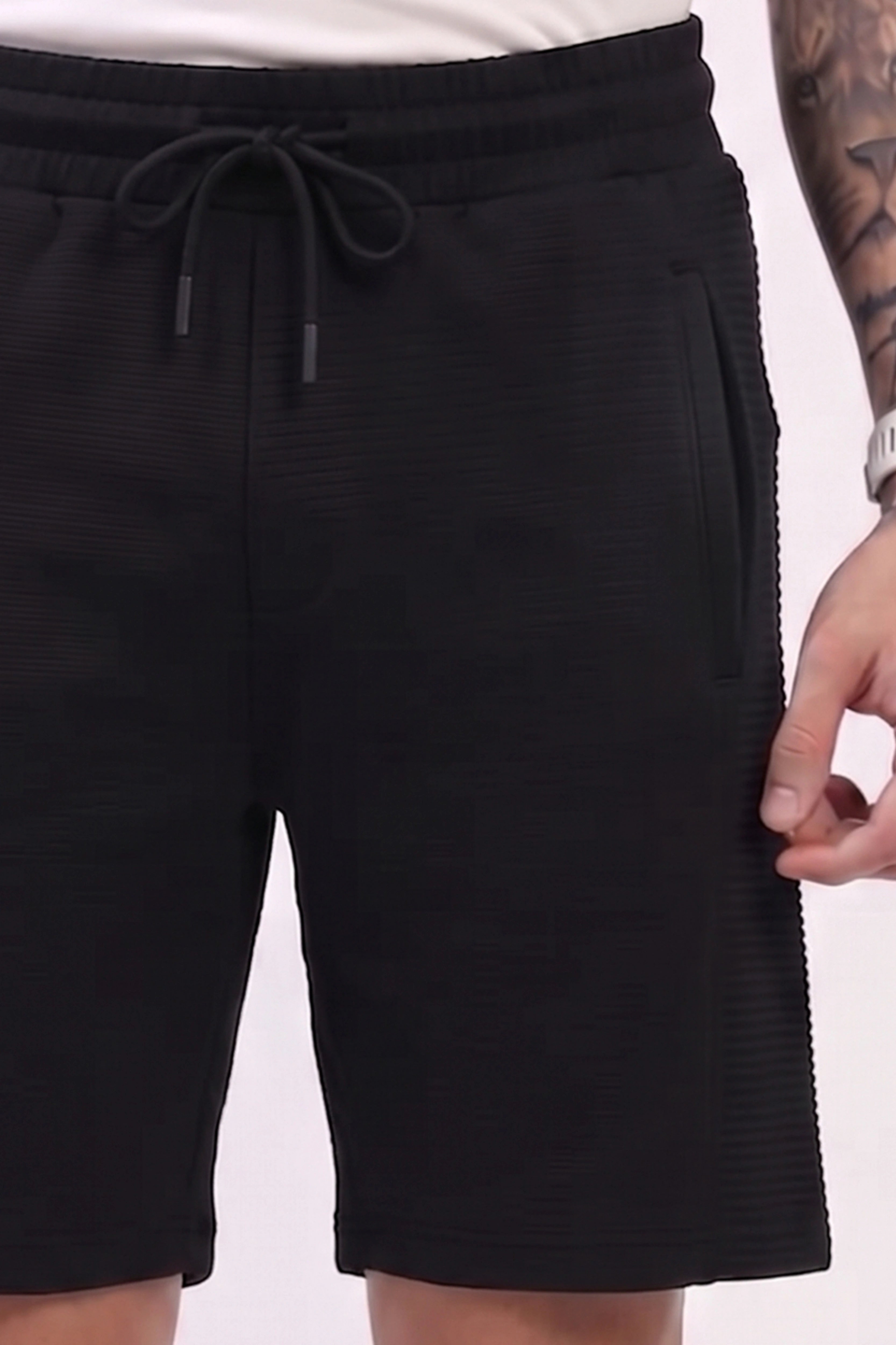 Black Casual Shorts