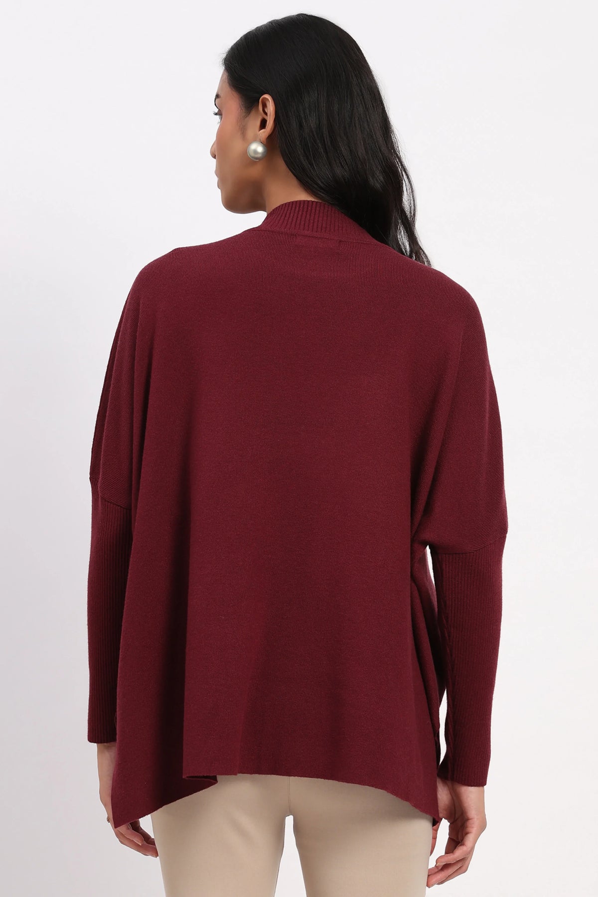 Cherry Floral Loose Fit Pullover-Global Republic