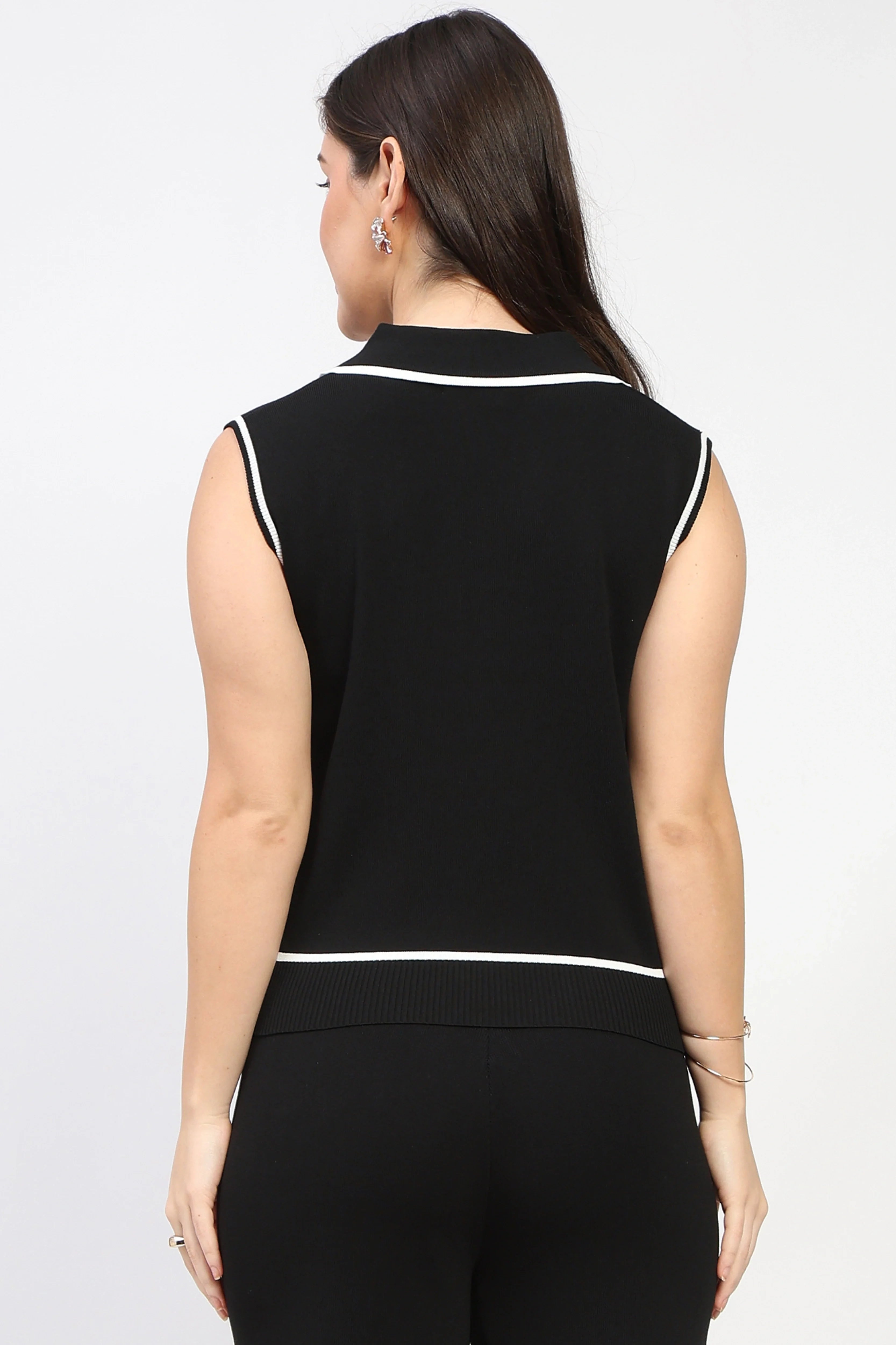 Black Knitted Co-ord Set