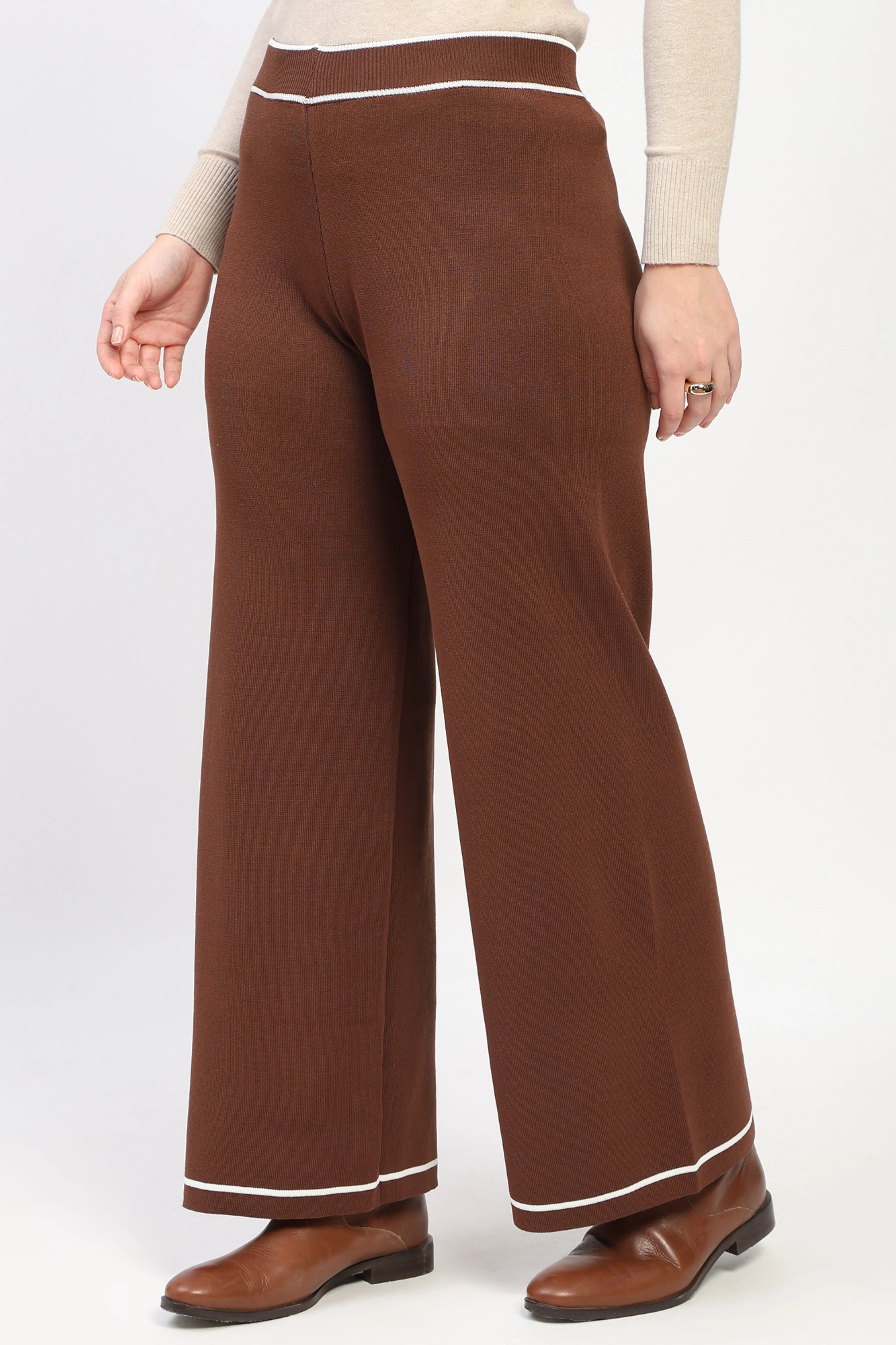 Brown Knitted Co-ord Set