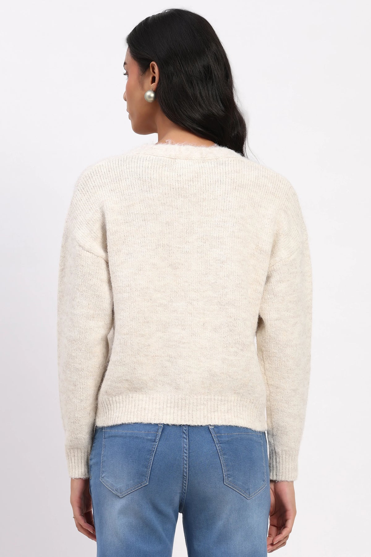Bloom Floral Wool Cardigan-Global Republic