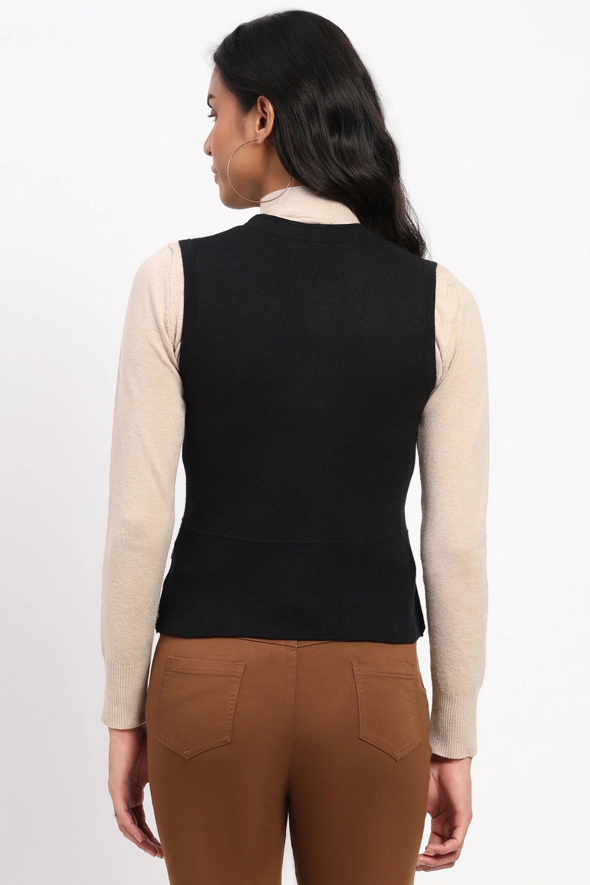 Black British Waist Coat-Global Republic