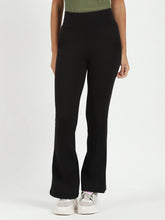 Black Stretchable Bootcut Trouser - Global Republic