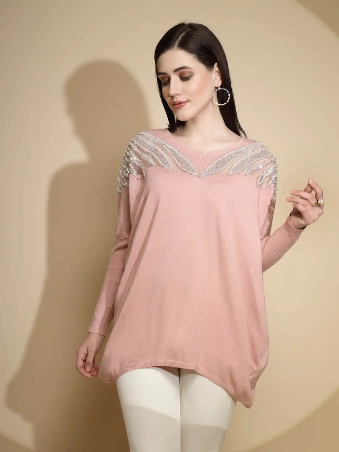 Pink Pullover for Women
