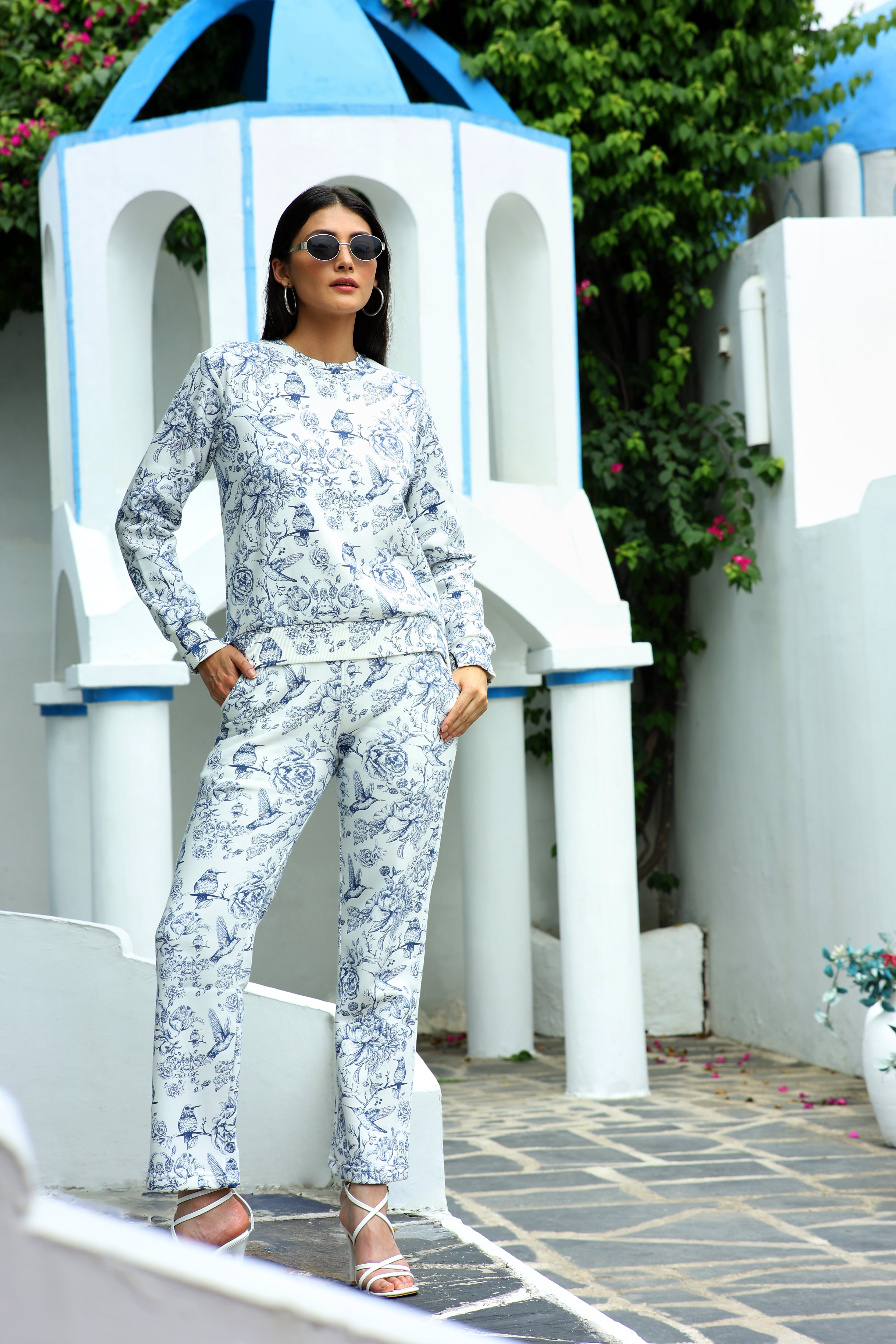 Cotton Fleece Loungewear Set