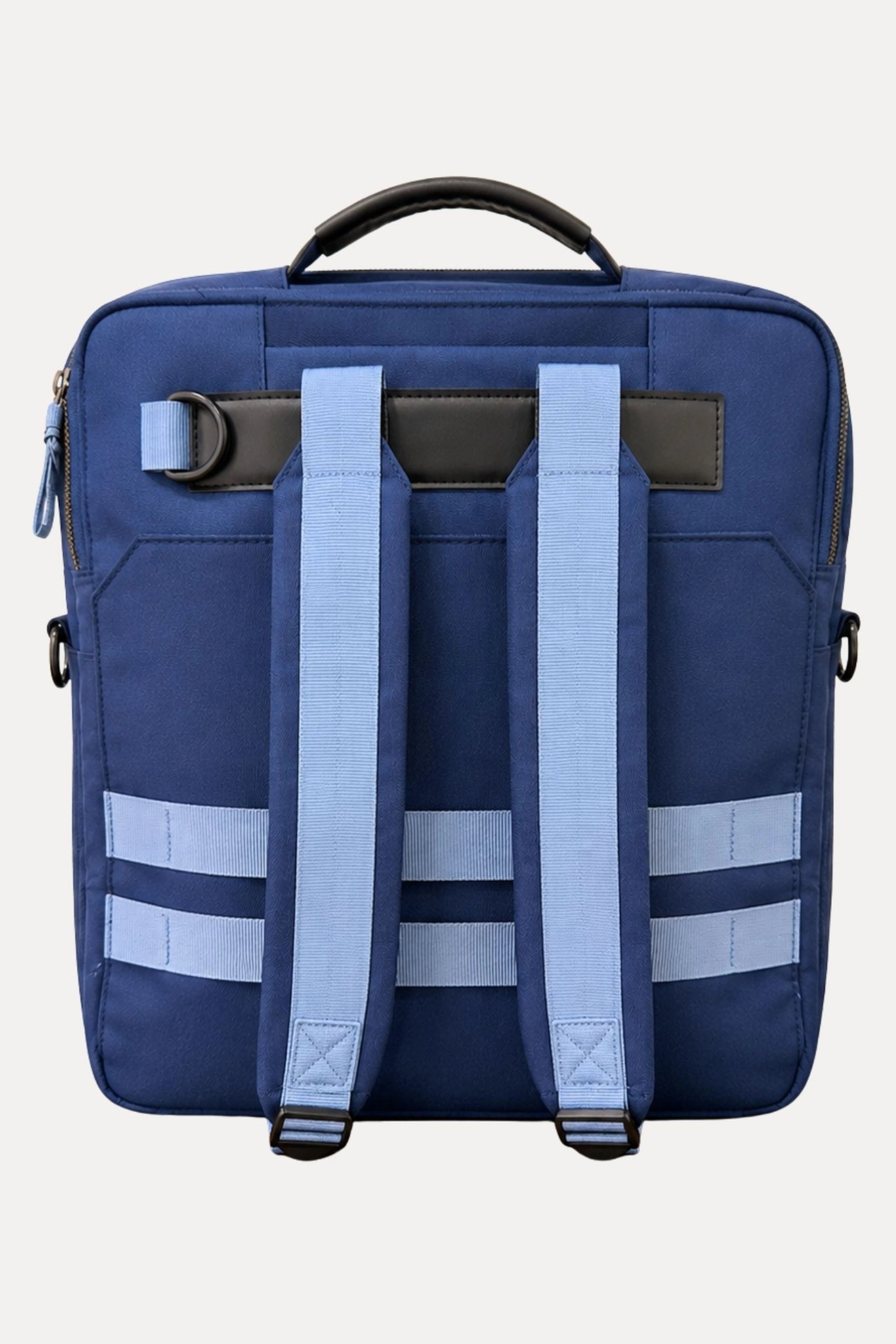 Blue Convertible Laptop Backpack
