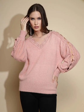 Dark Pink Pullover for Women