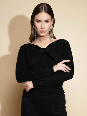 Black Pullover for Women