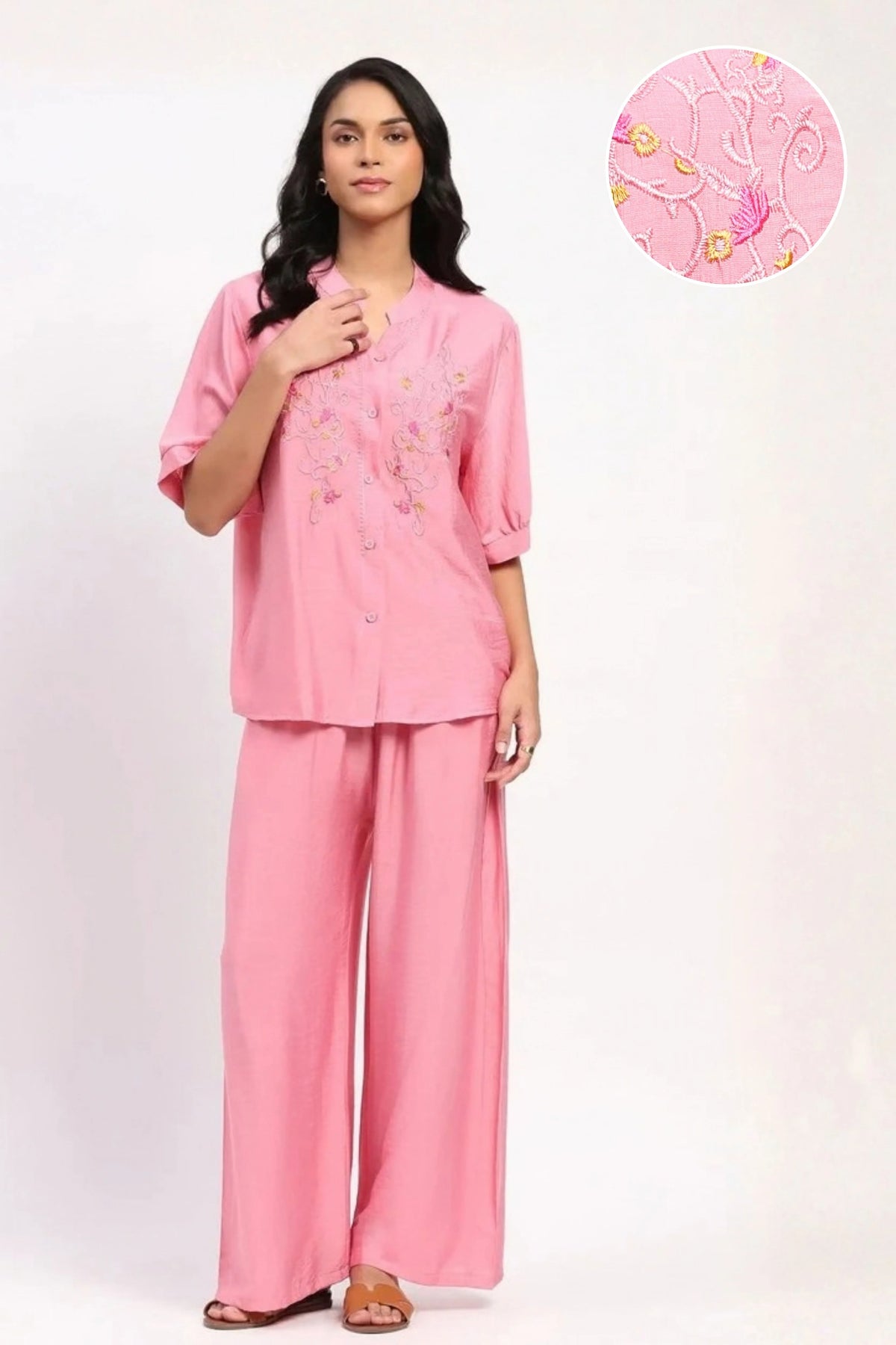 Onion Pink Floral Set