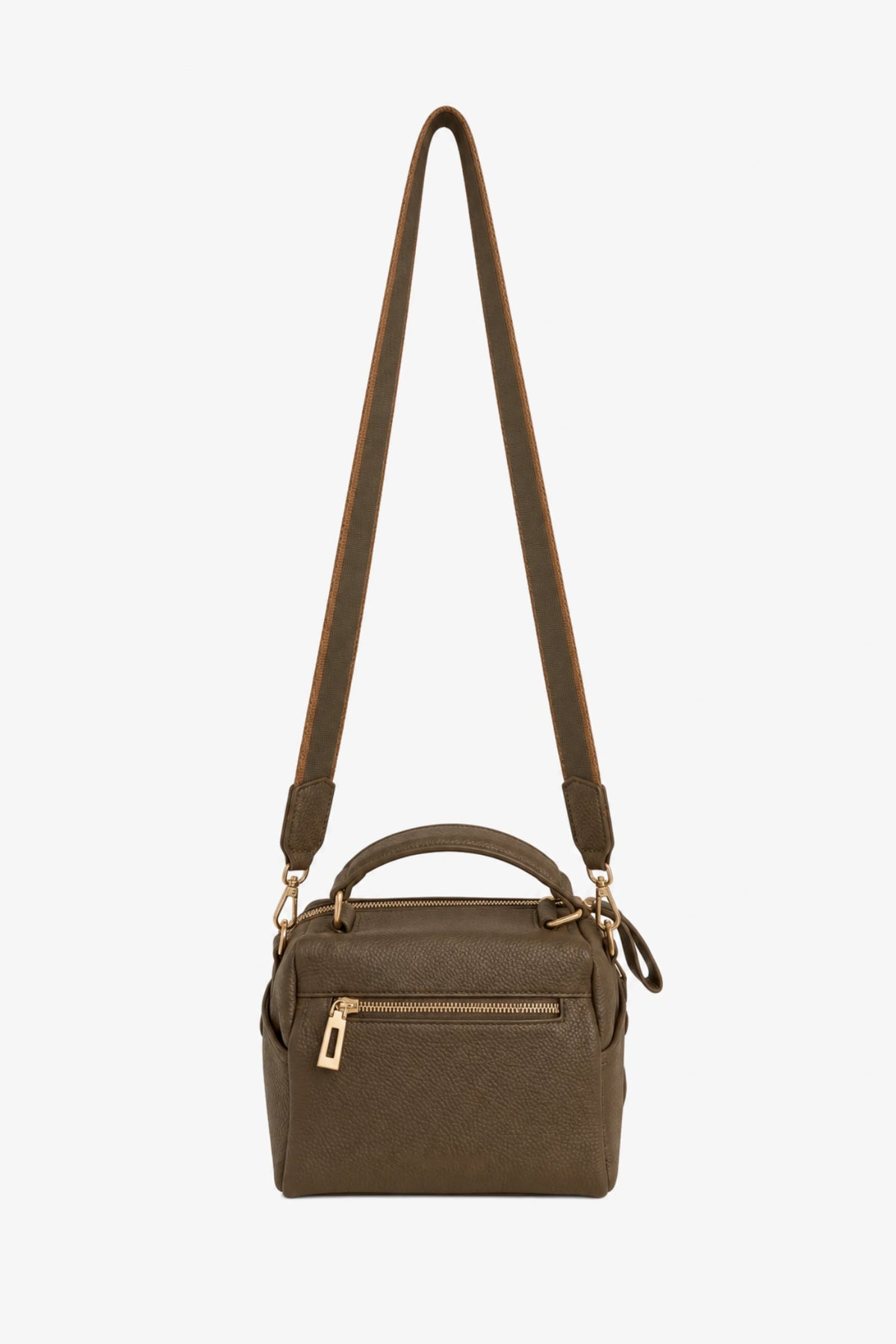 Khakhi Solid Bucket Bag-Global Republic