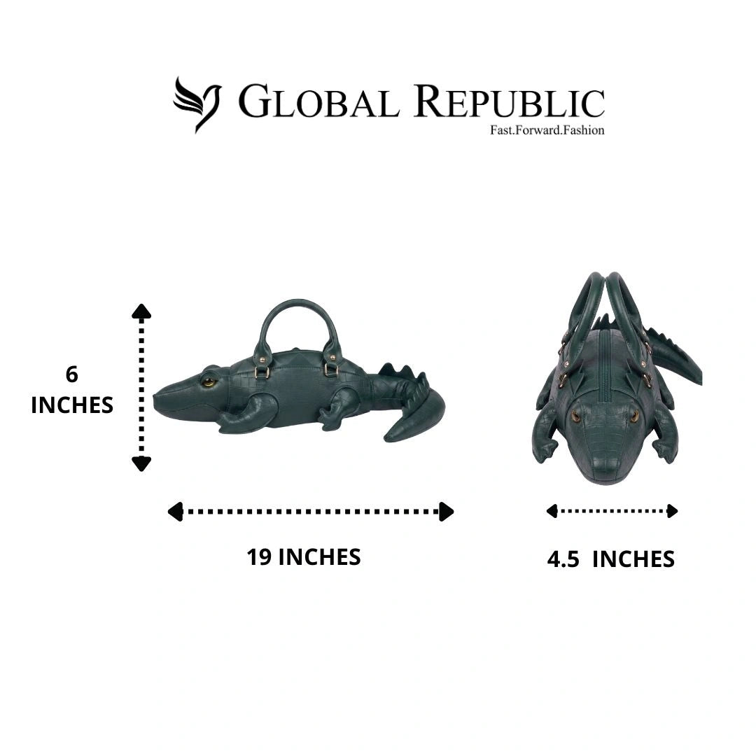 Alligator Statement Handbag