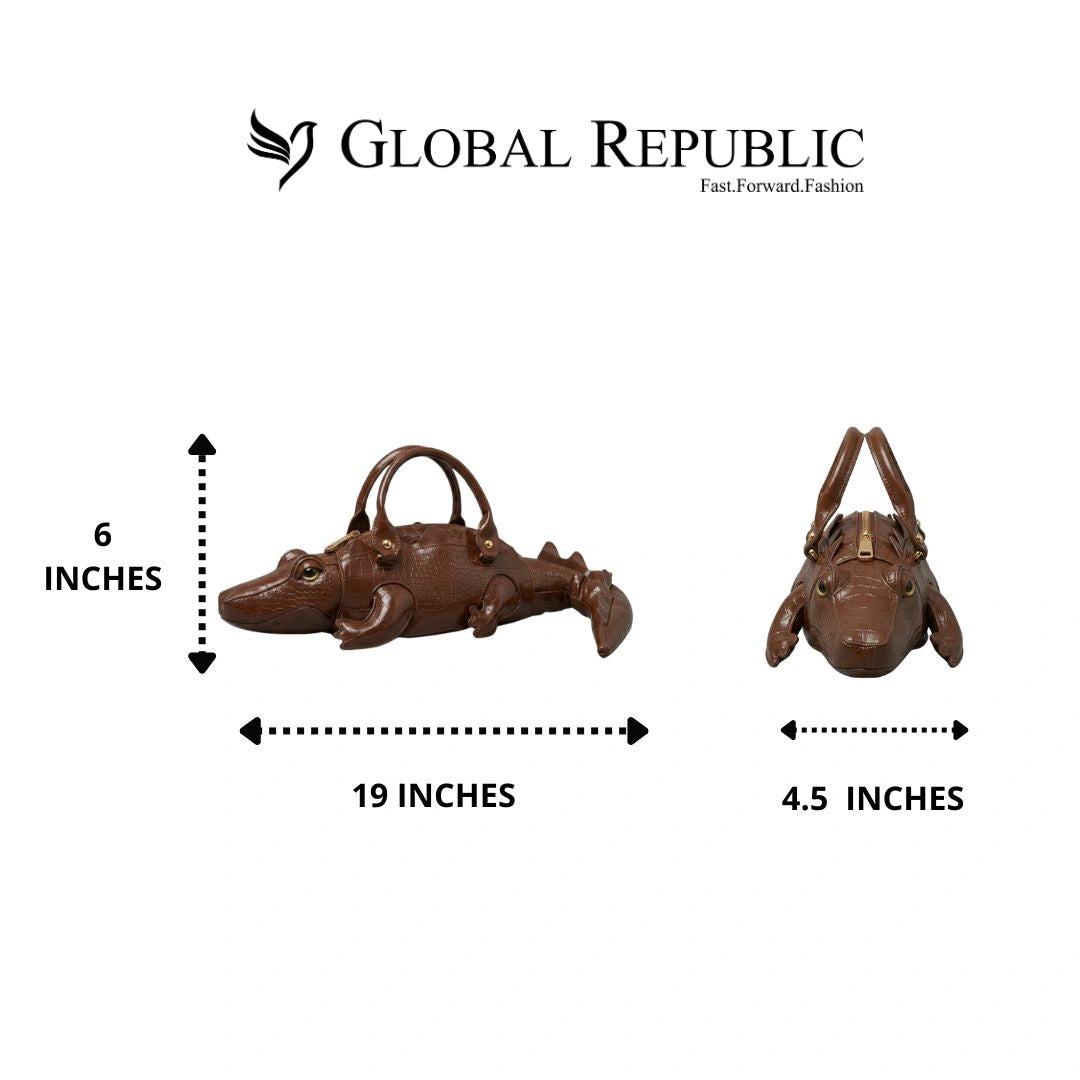 Alligator Statement Handbag