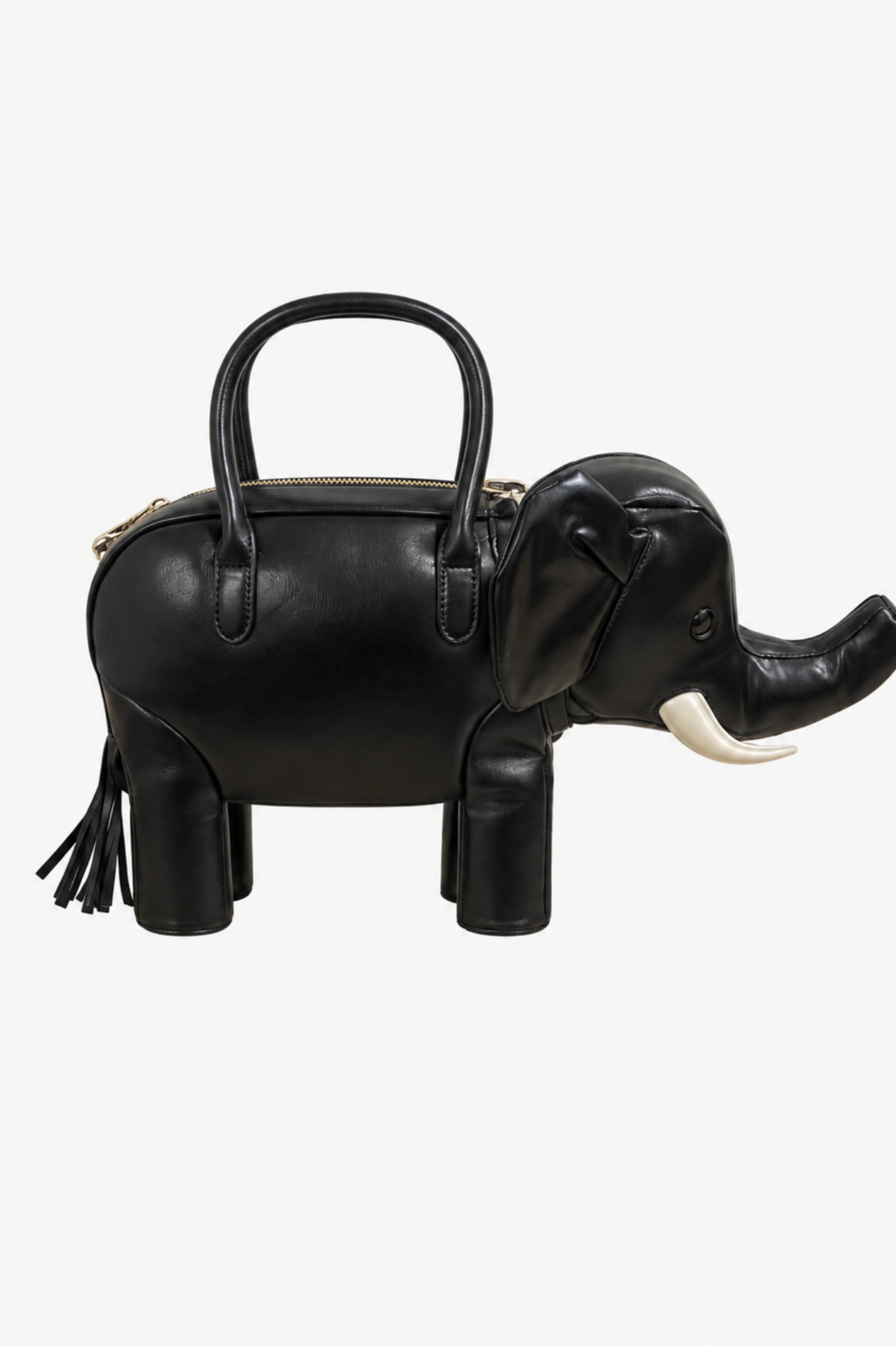 Black Elephant Shape Handbag-Global Republic