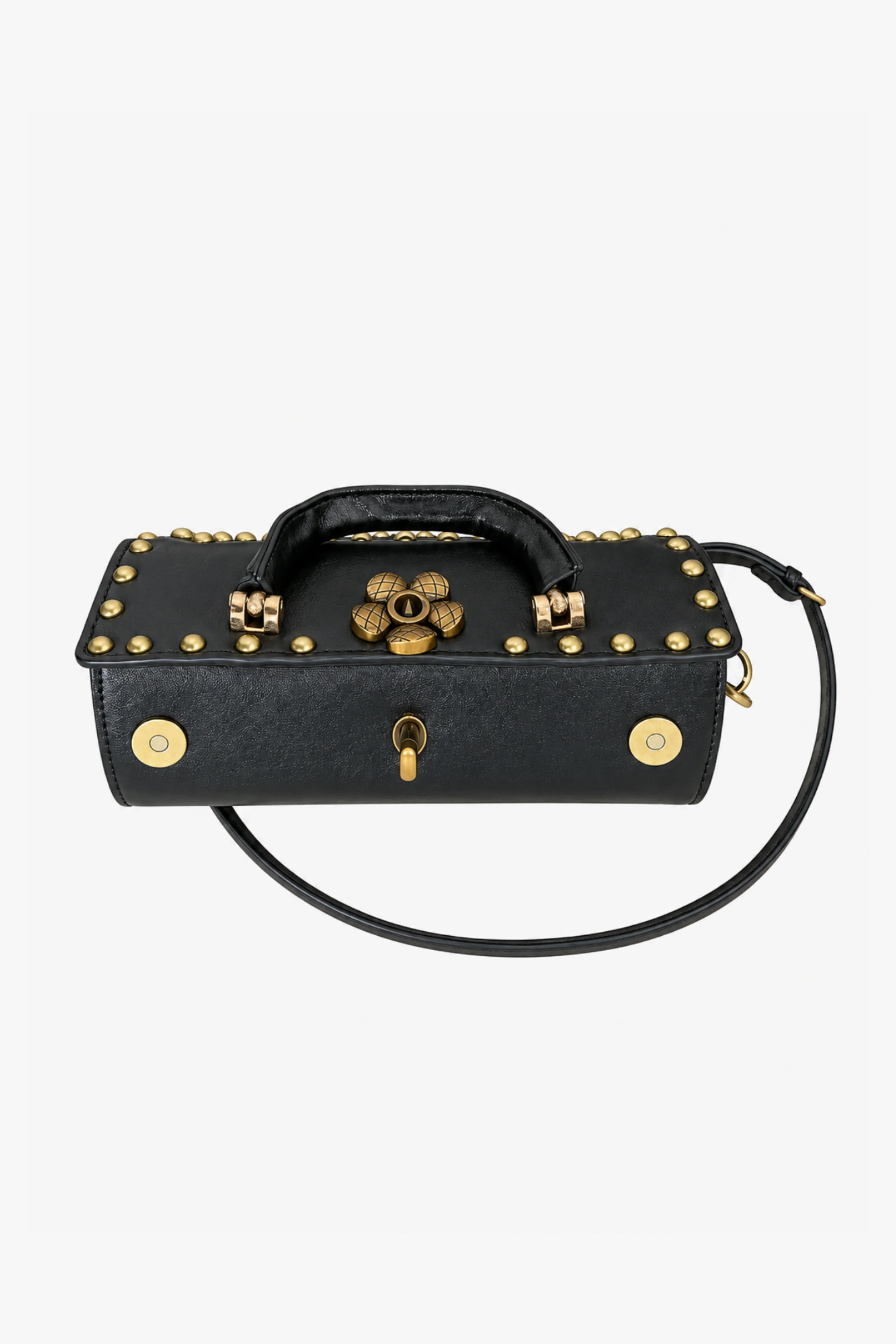 Vintage Clock Embellished Handbag-Global Republic
