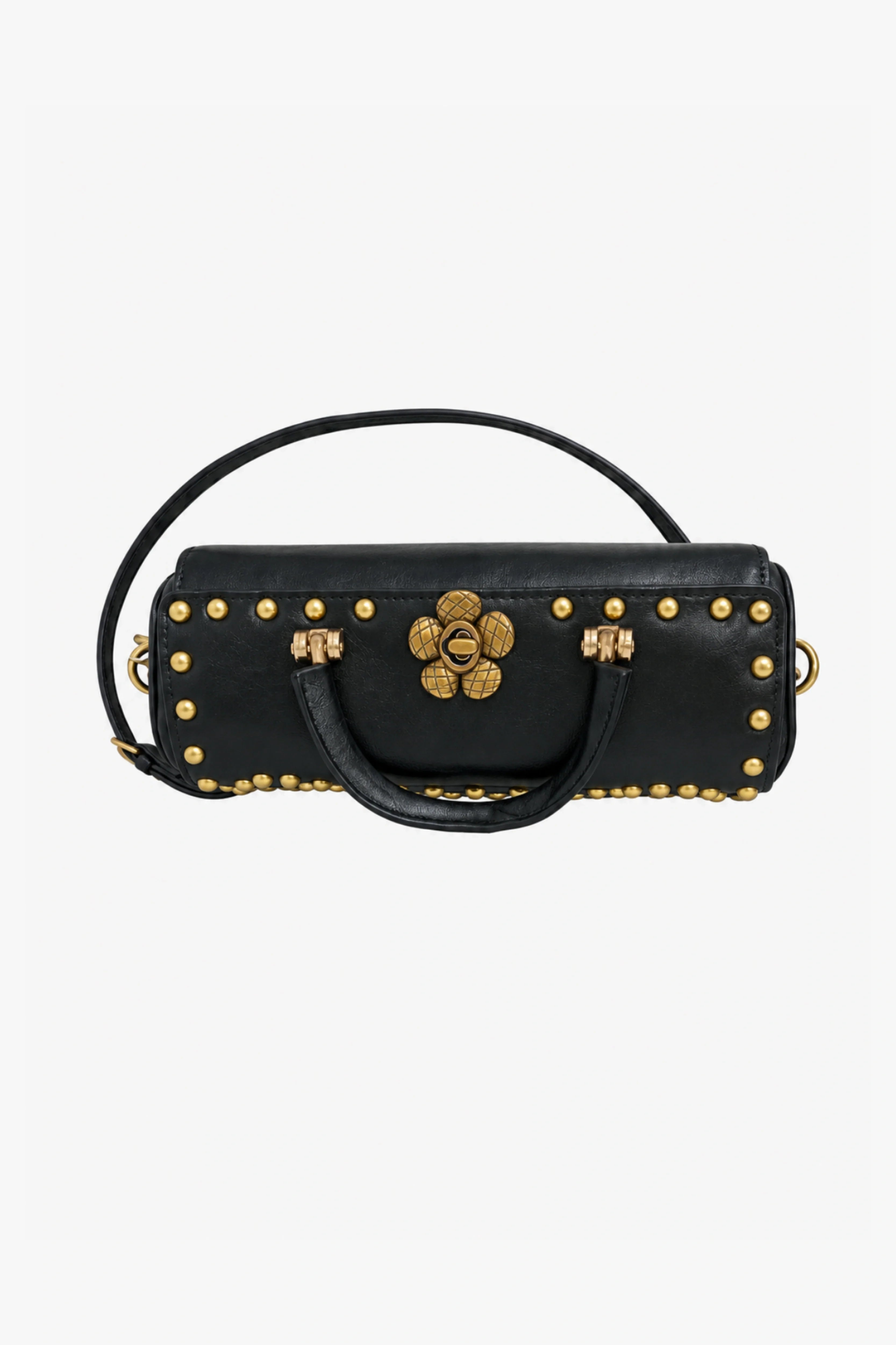 Vintage Clock Embellished Handbag-Global Republic