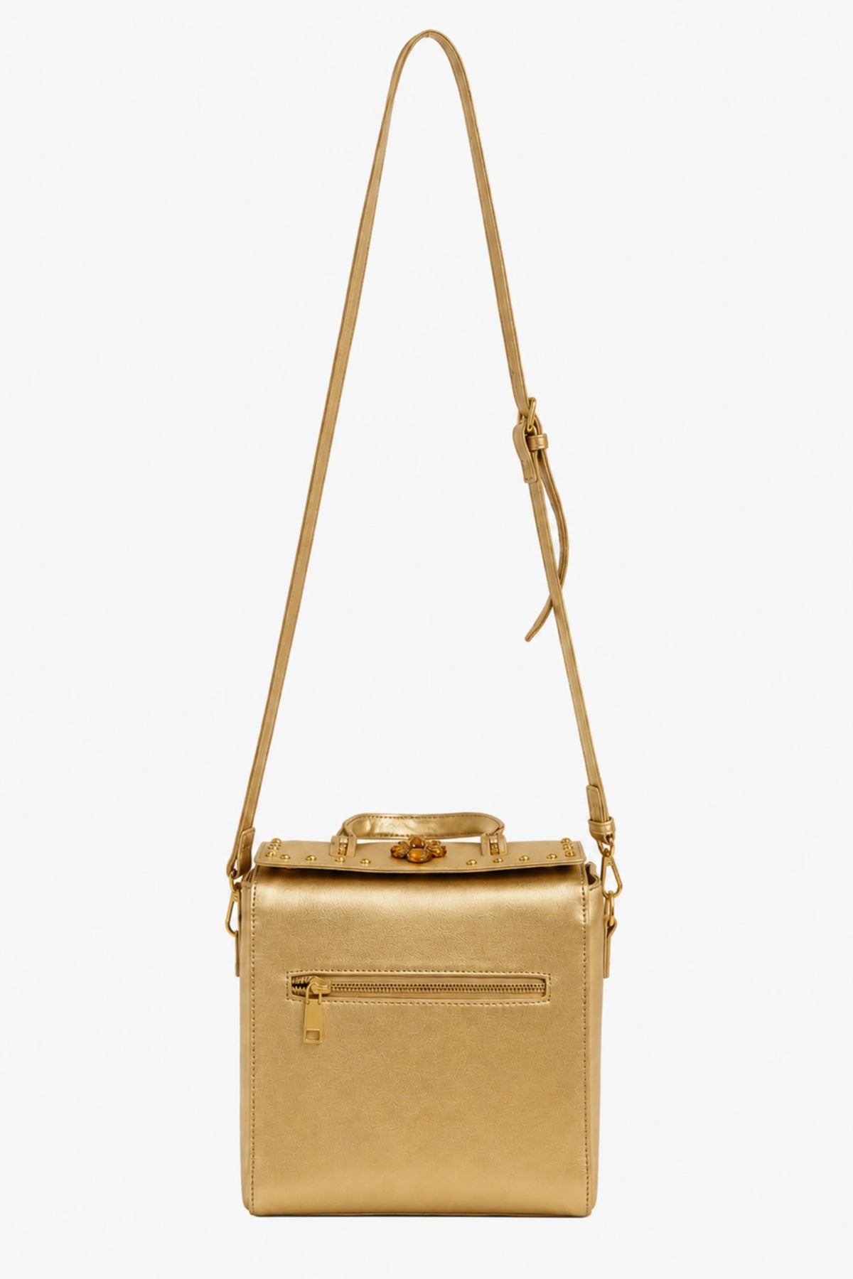 Gold Vintage Clock Handbag-Global Republic