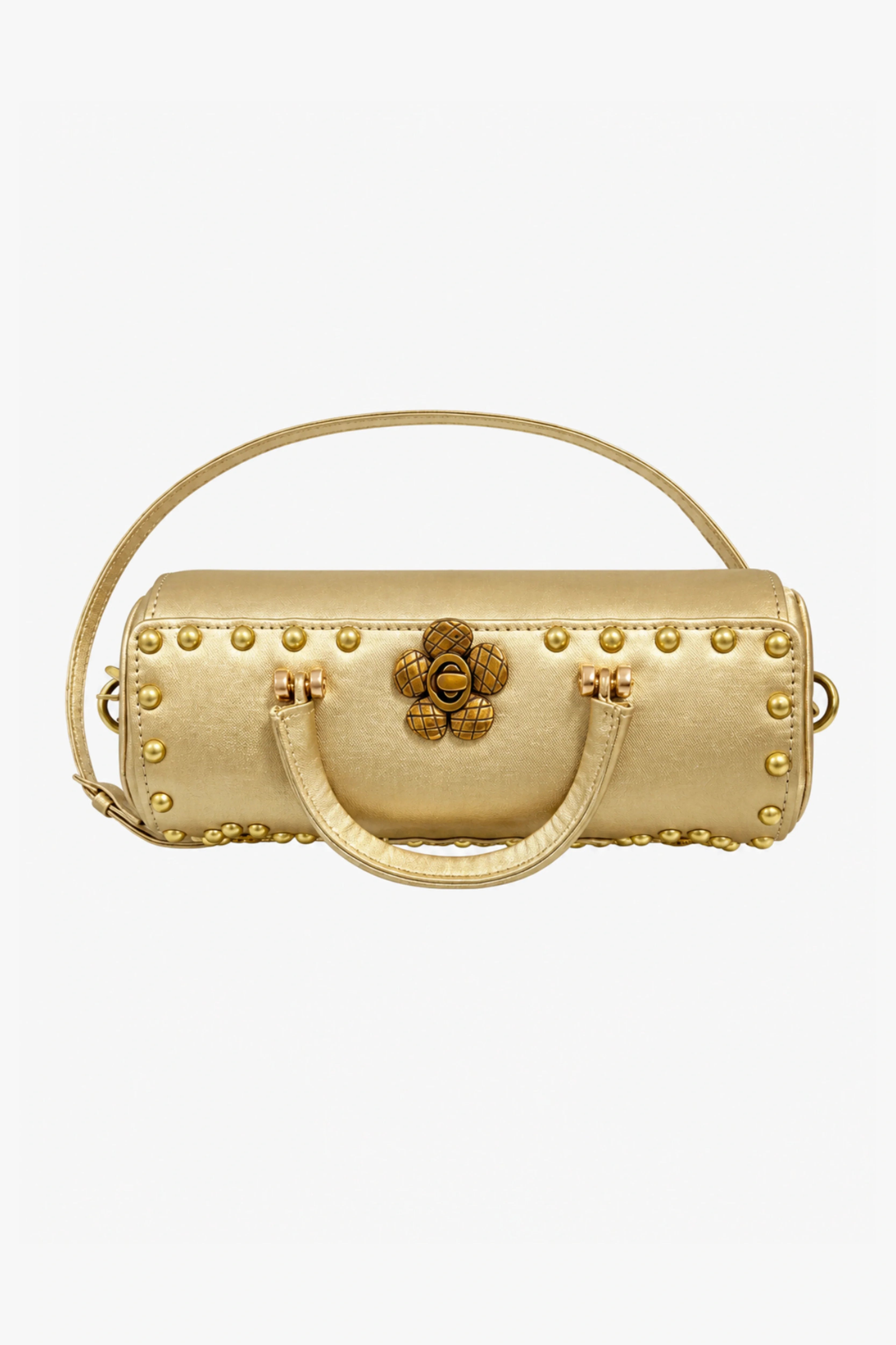 Gold Vintage Clock Handbag-Global Republic