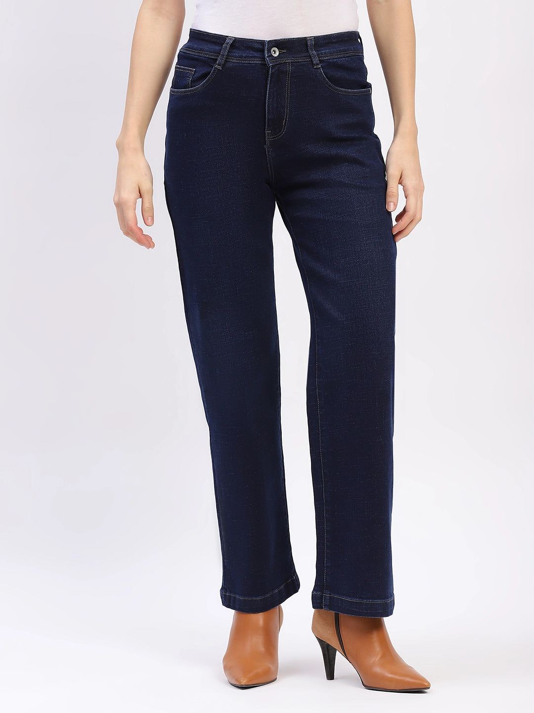 Blue Straight Jeans