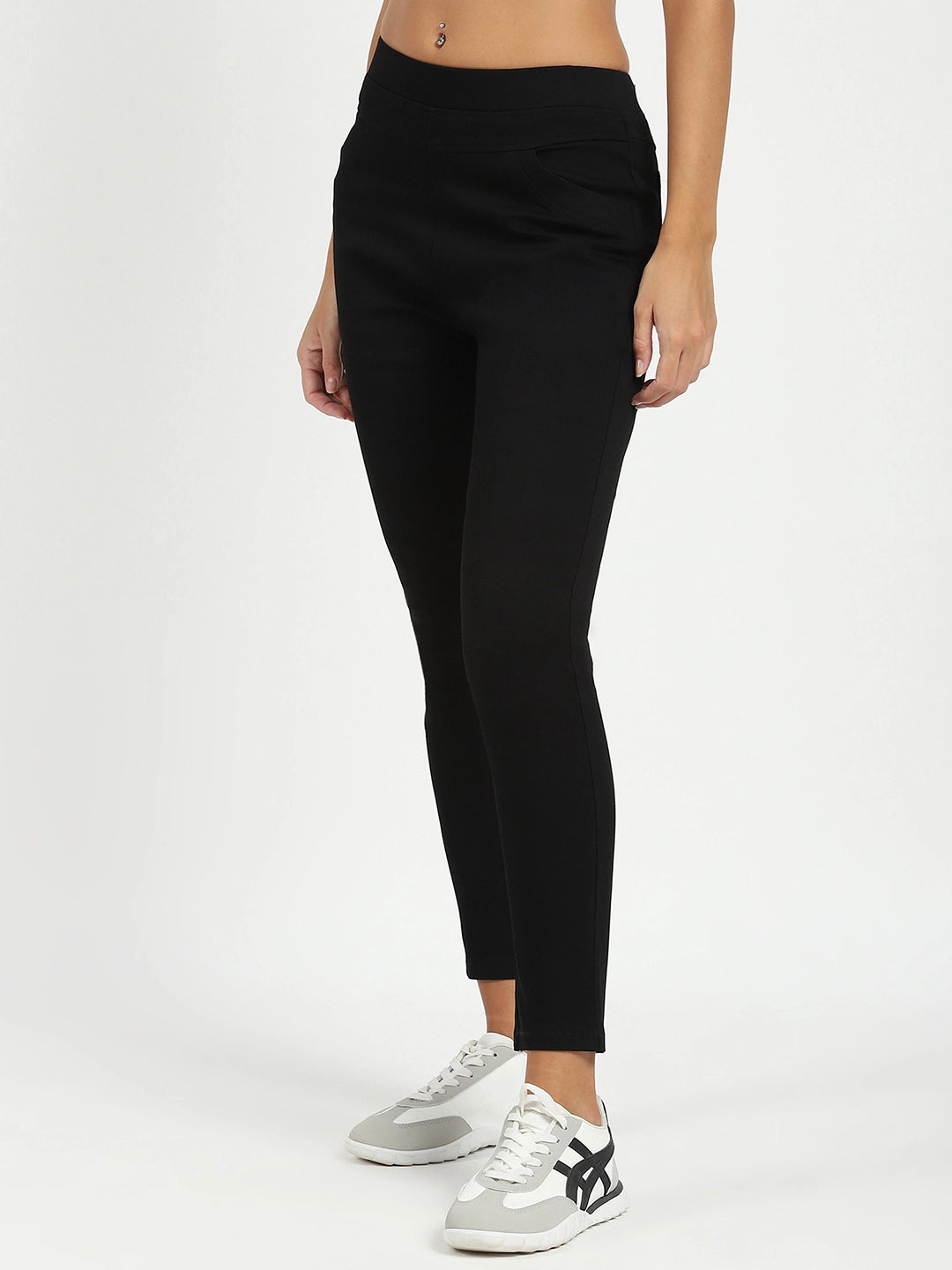 Black Ultra Stretchable Jegging - Global Republic
