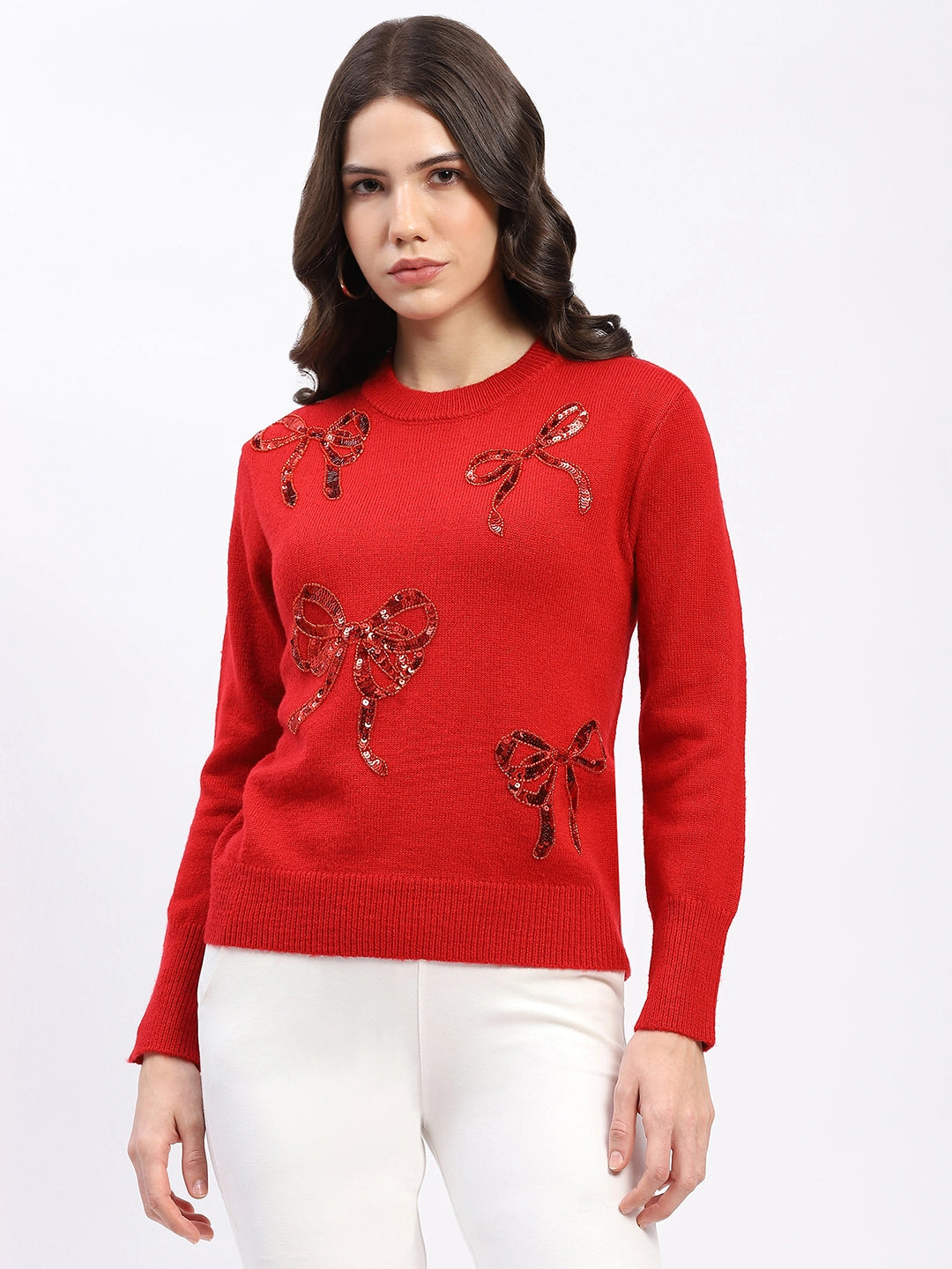 Embellished Wool Blend Pullover - Global Republic