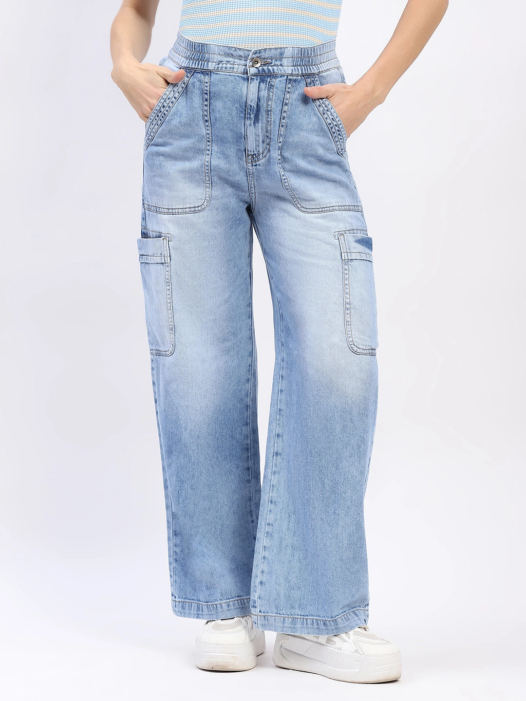 Street Style Cargo Jeans