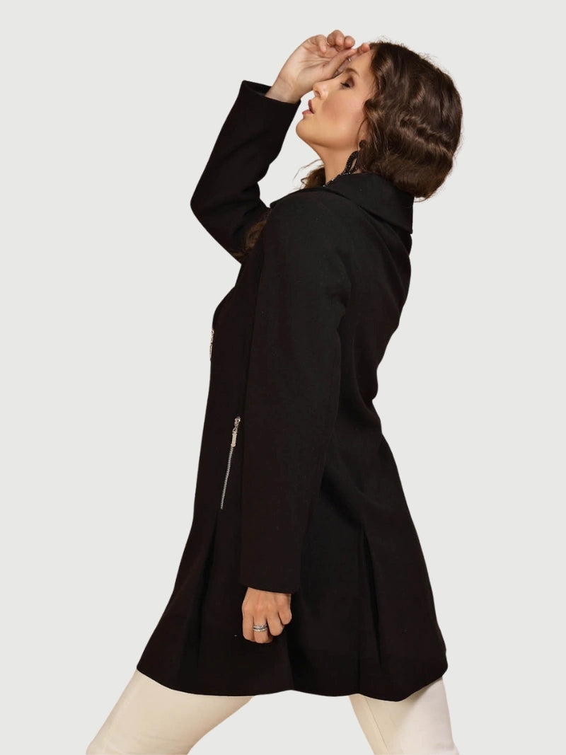 Black Solid Coat