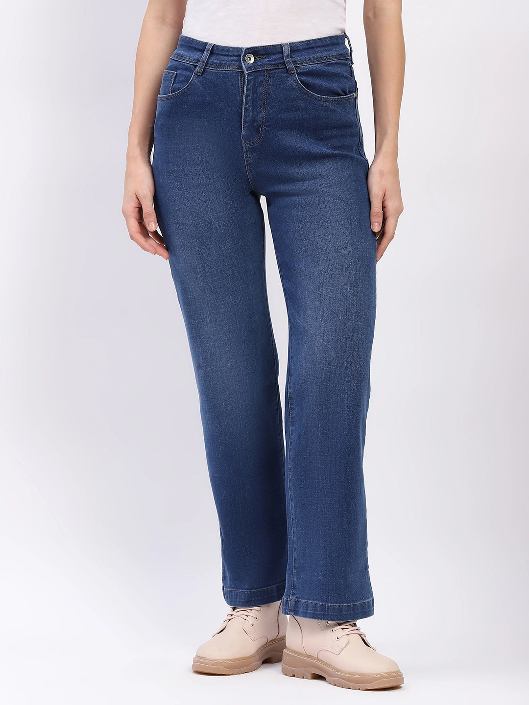 Blue Straight Jeans