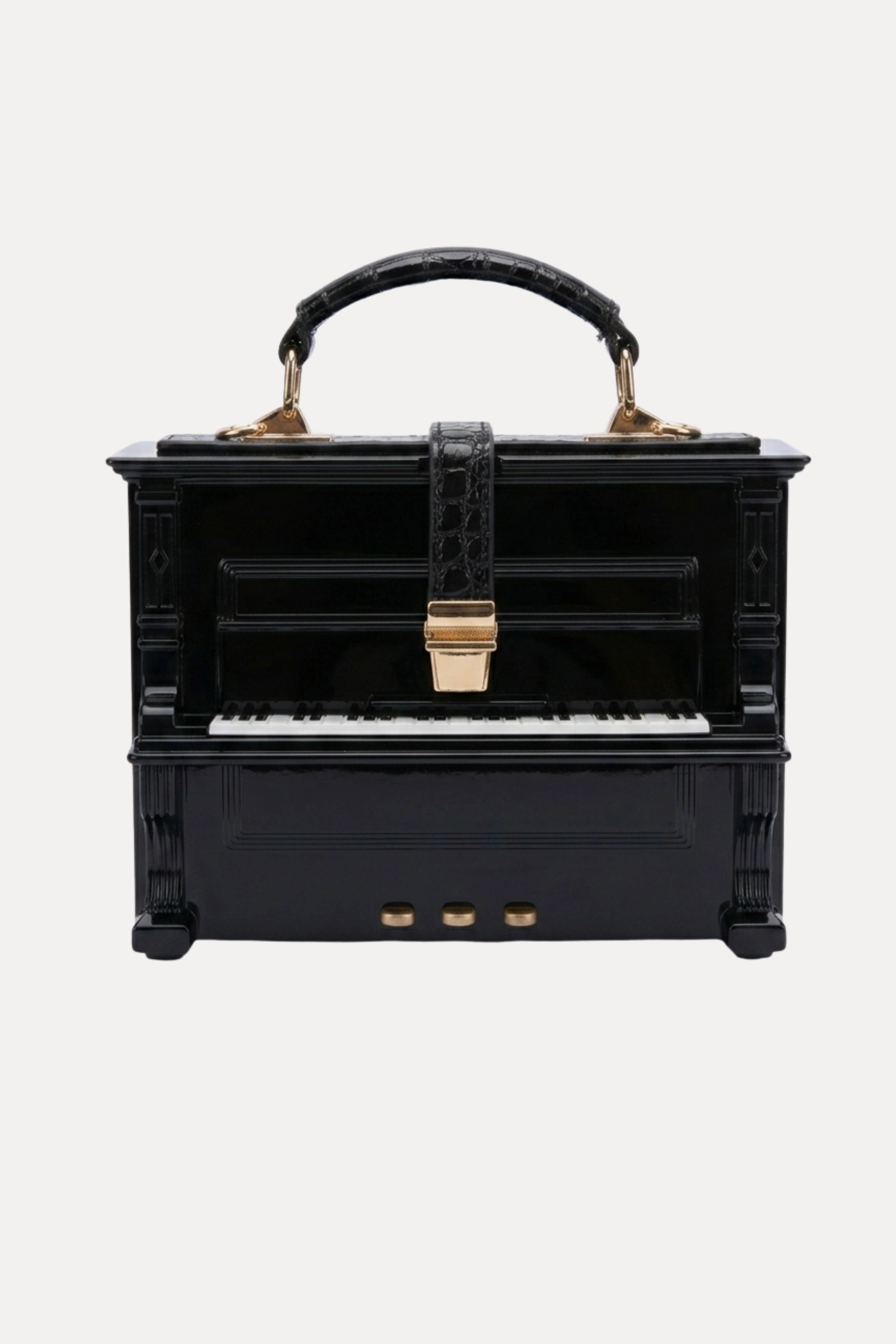 Luxury Piano Shape Statement Handbag