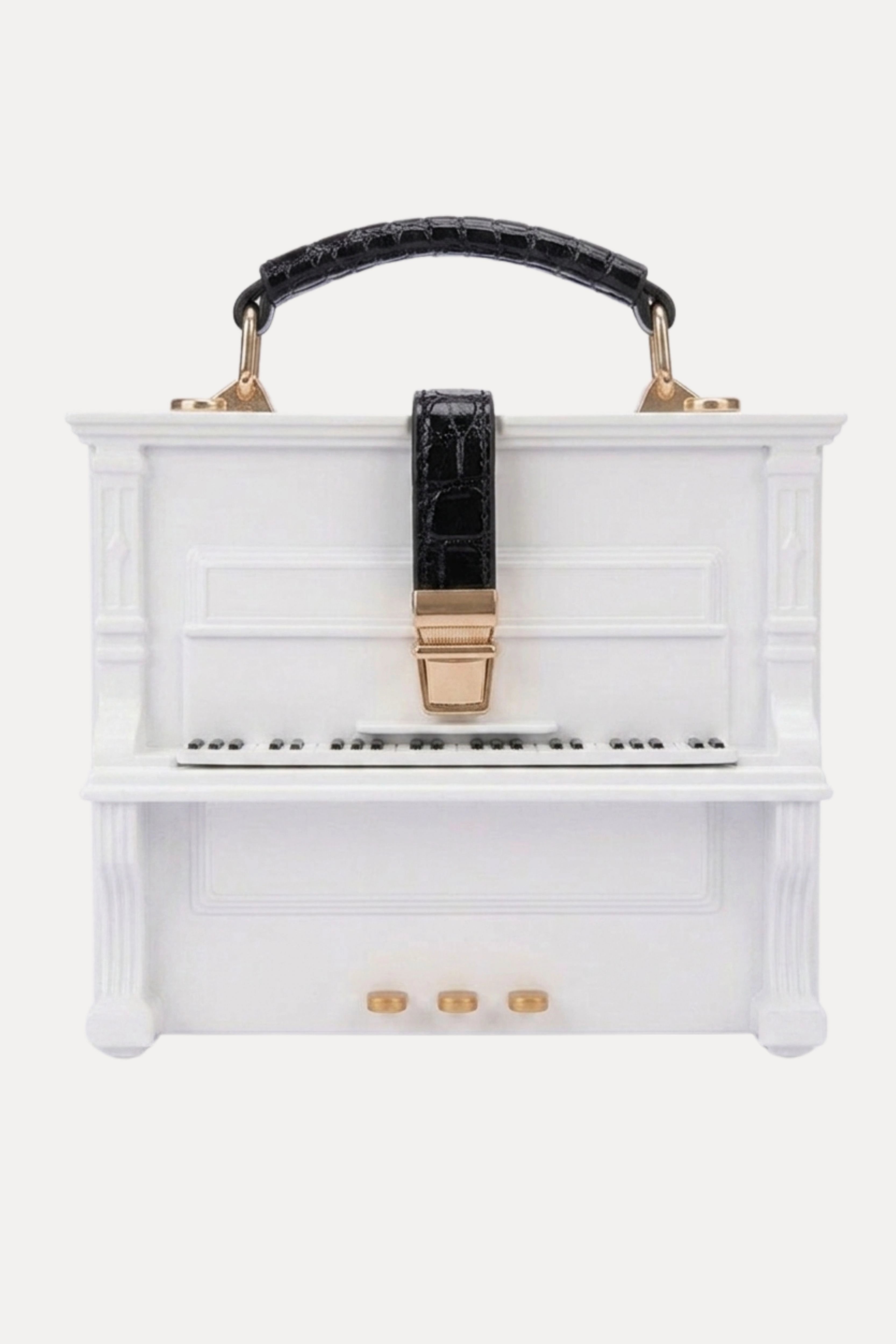 Luxury Piano Shape Statement Handbag