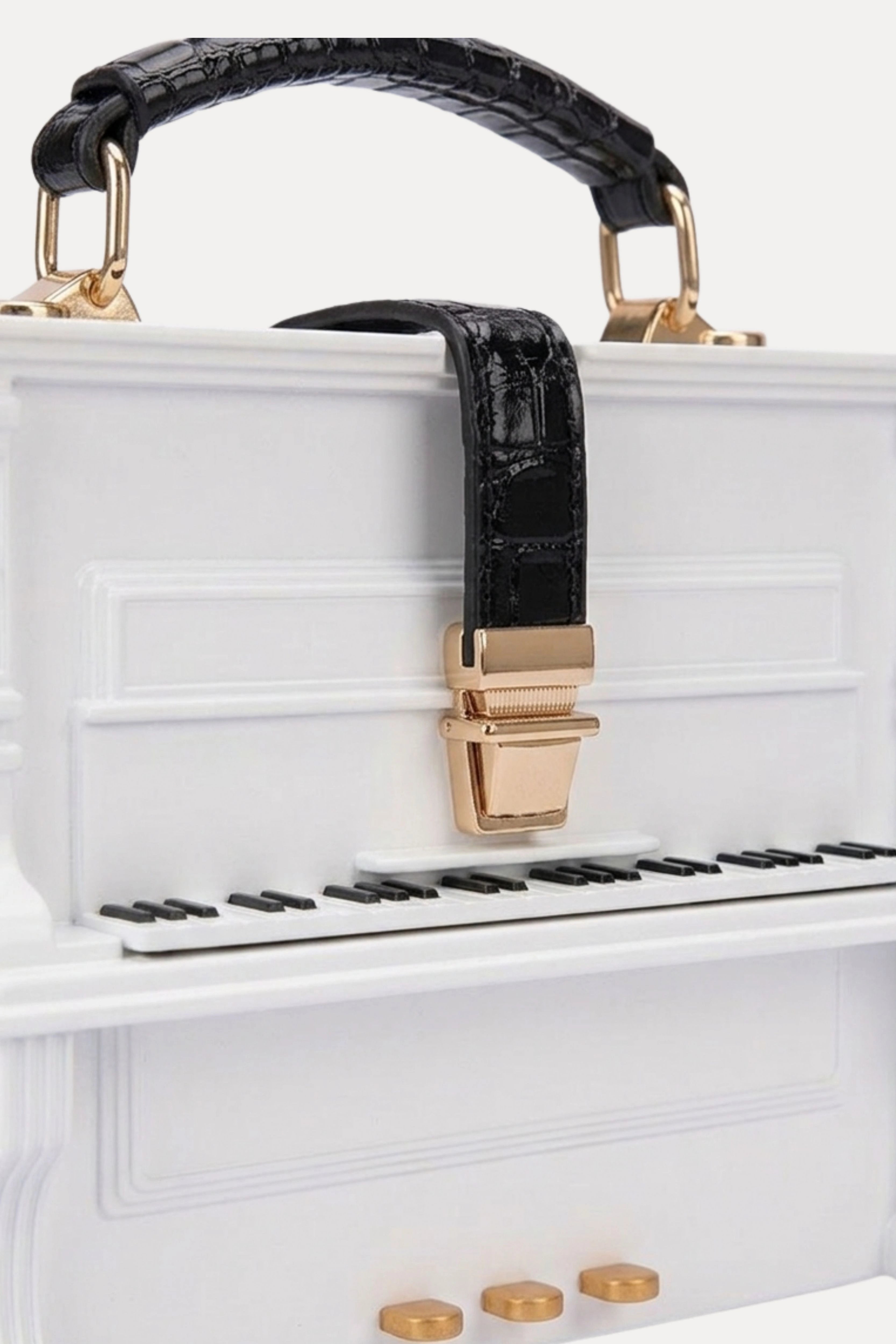 Luxury Piano Shape Statement Handbag