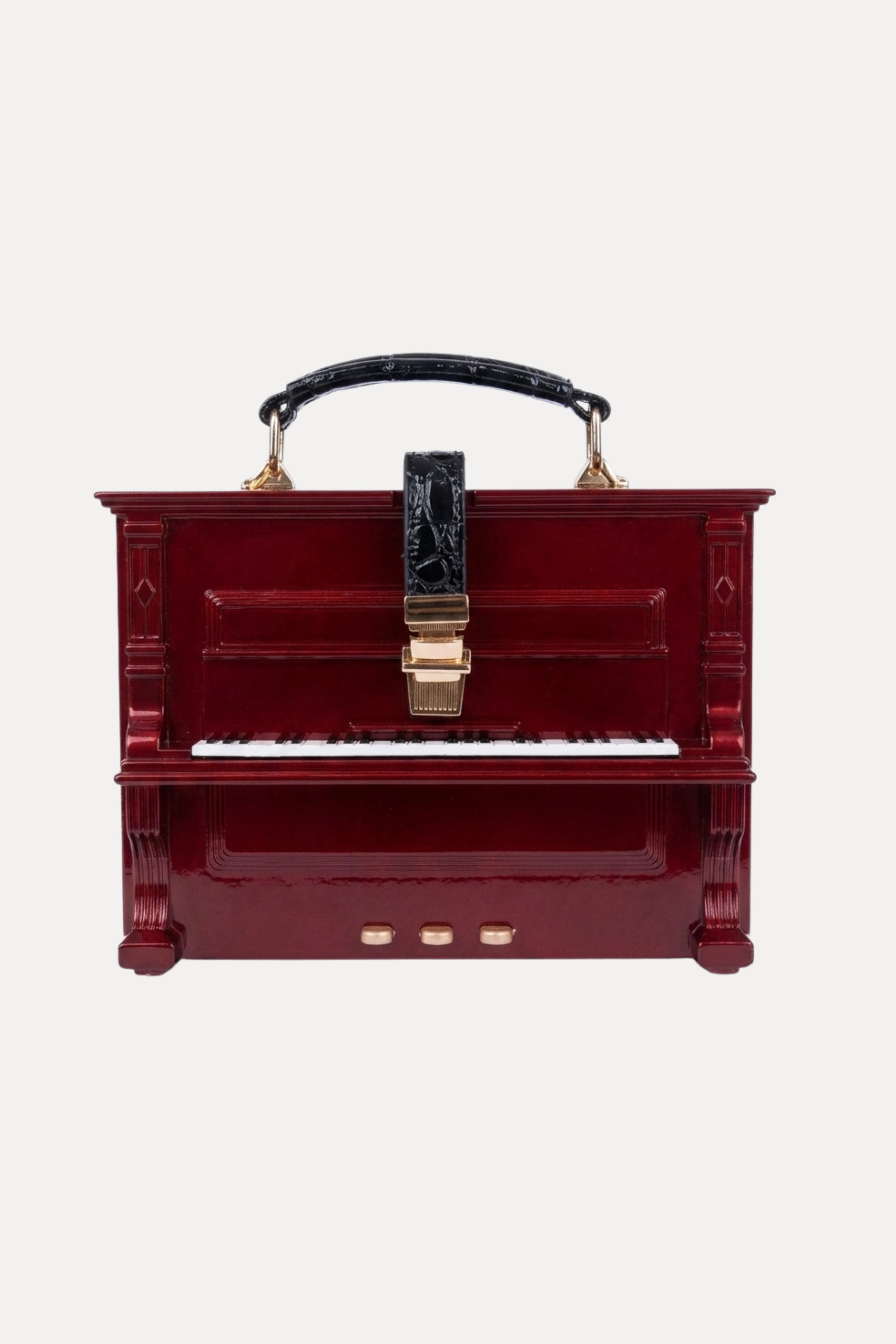 Luxury Piano Shape Statement Handbag