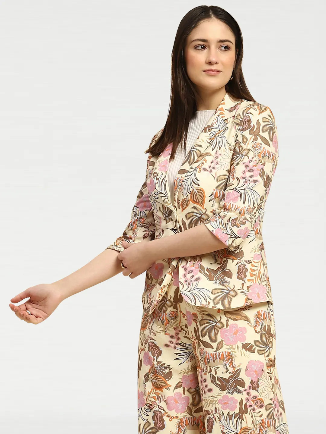 Multi Tropical Print Cotton Co-ord Set
