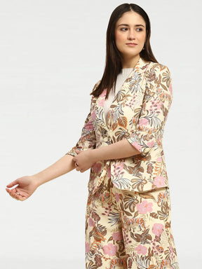 Multi Tropical Print Cotton Co-ord Set