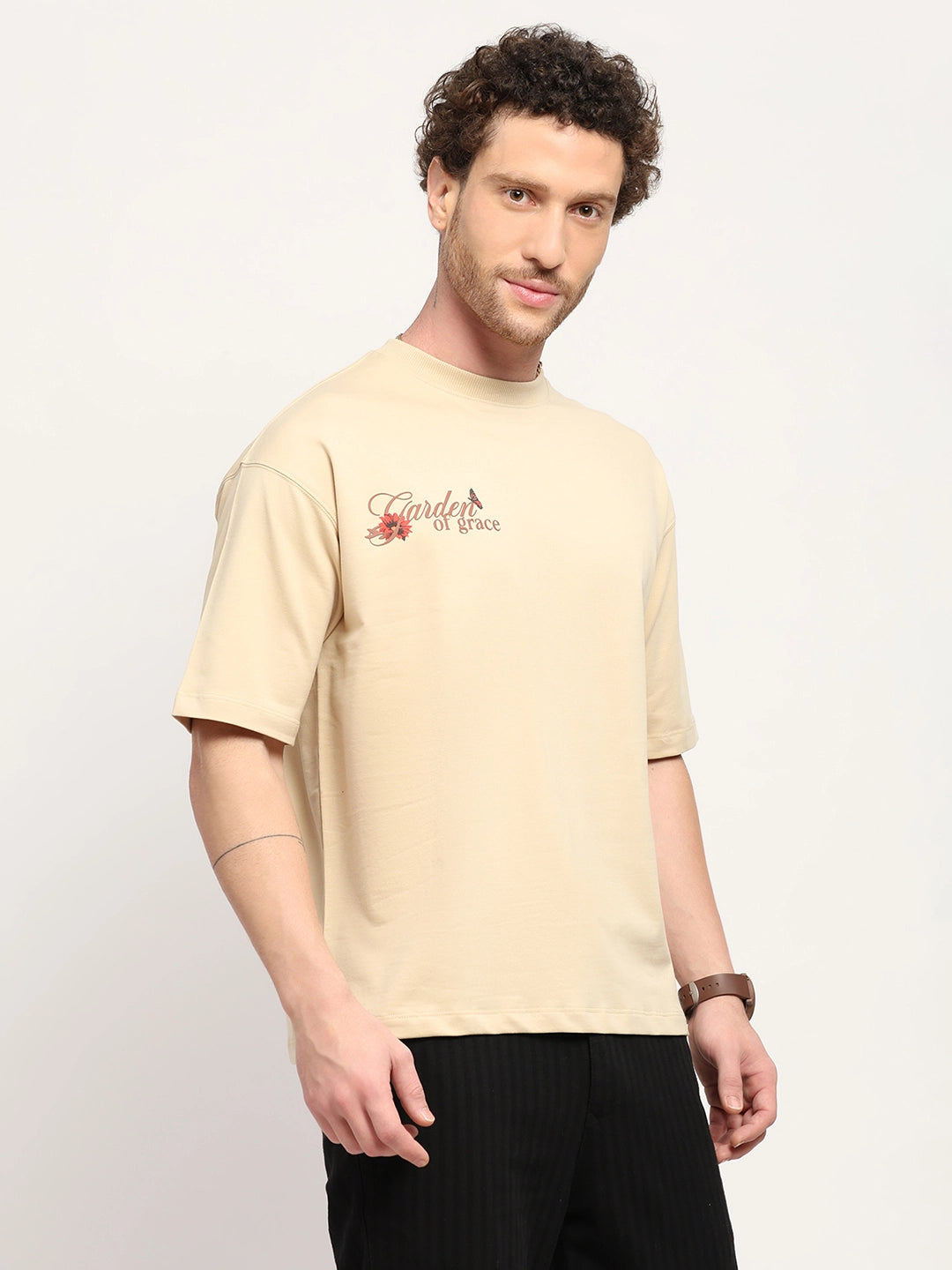 Oversized Graphic Cotton T-Shirt
