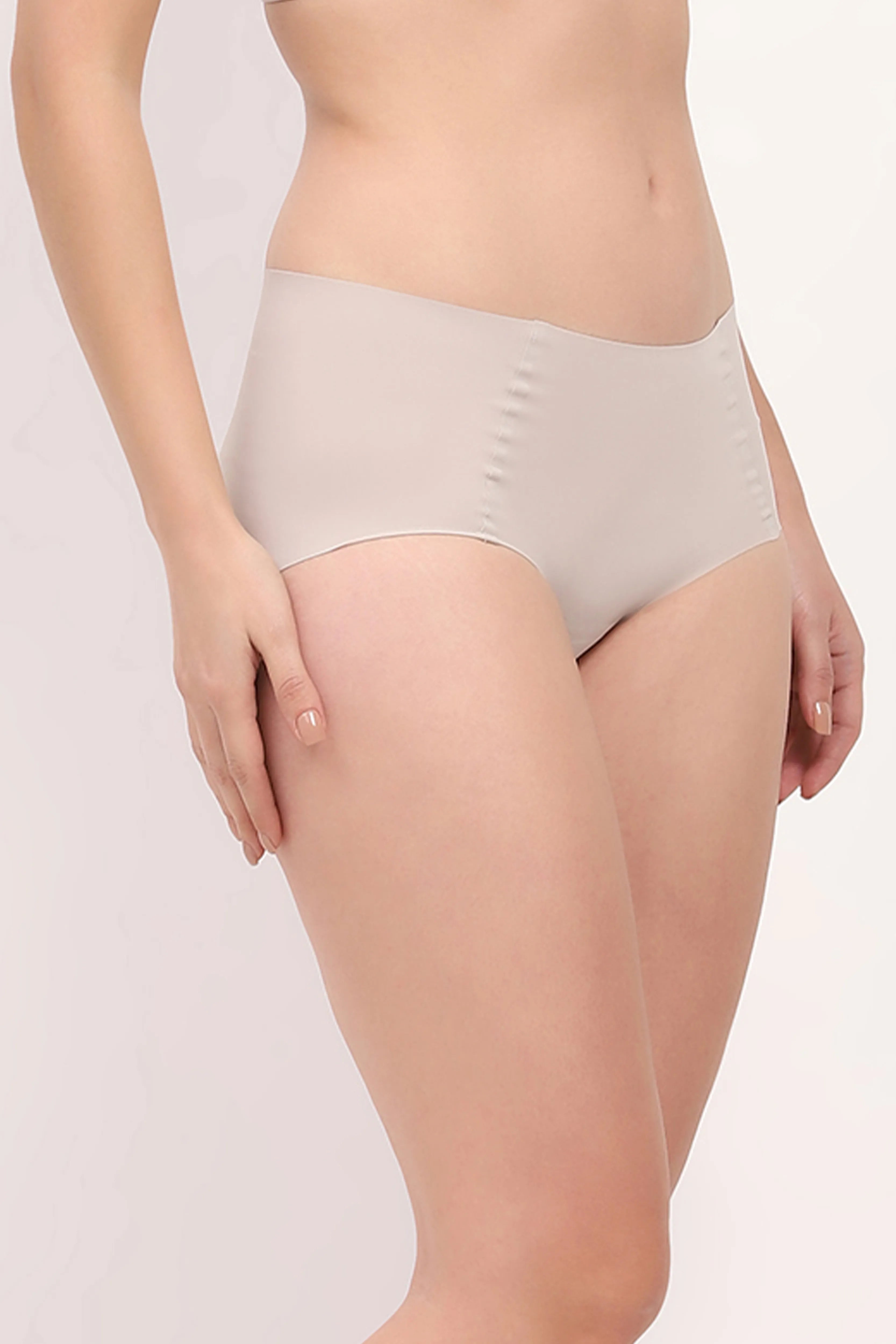 Pastel Grey Seamless Panty