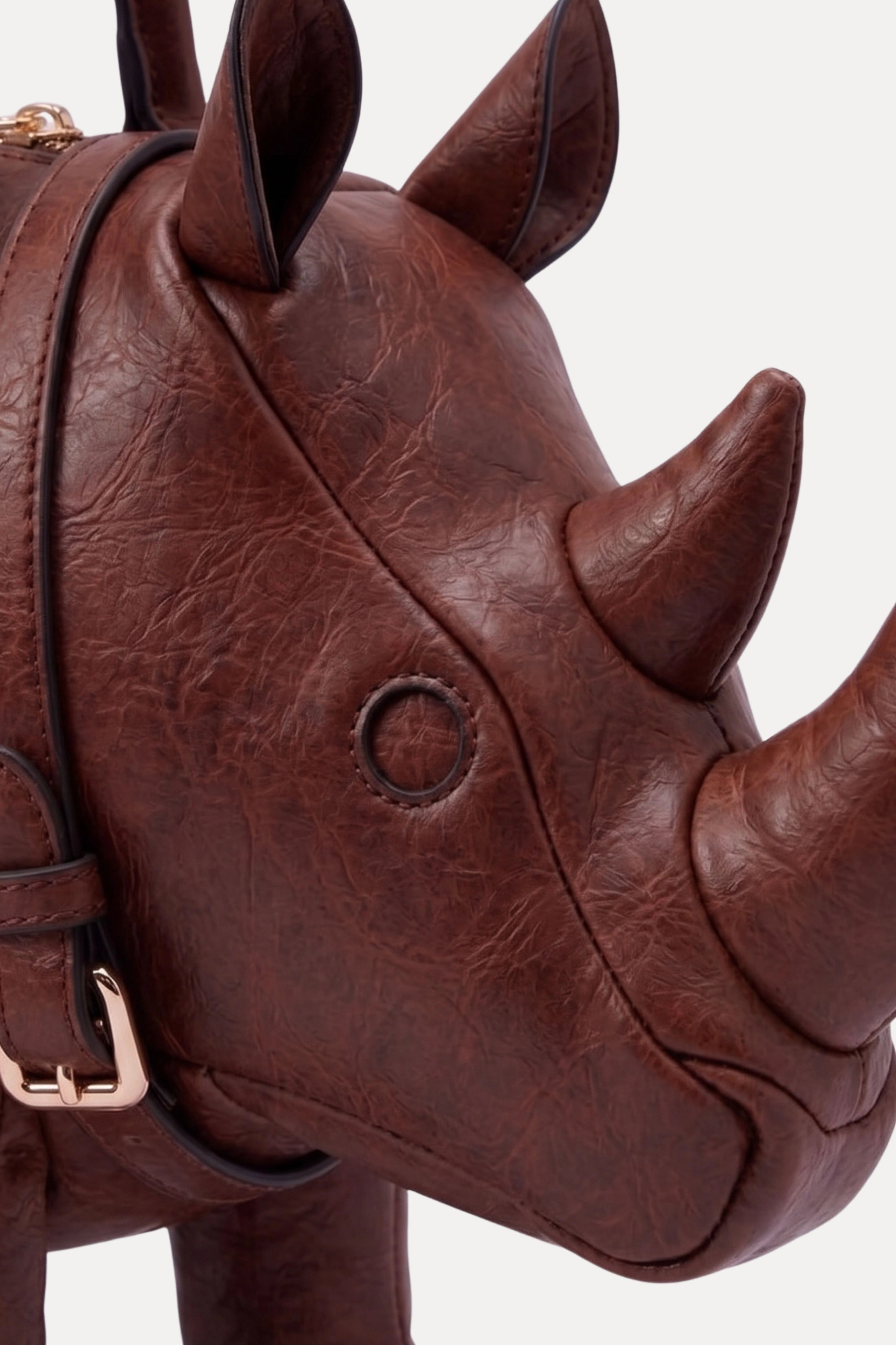 Rhino Shape Statement Handbag