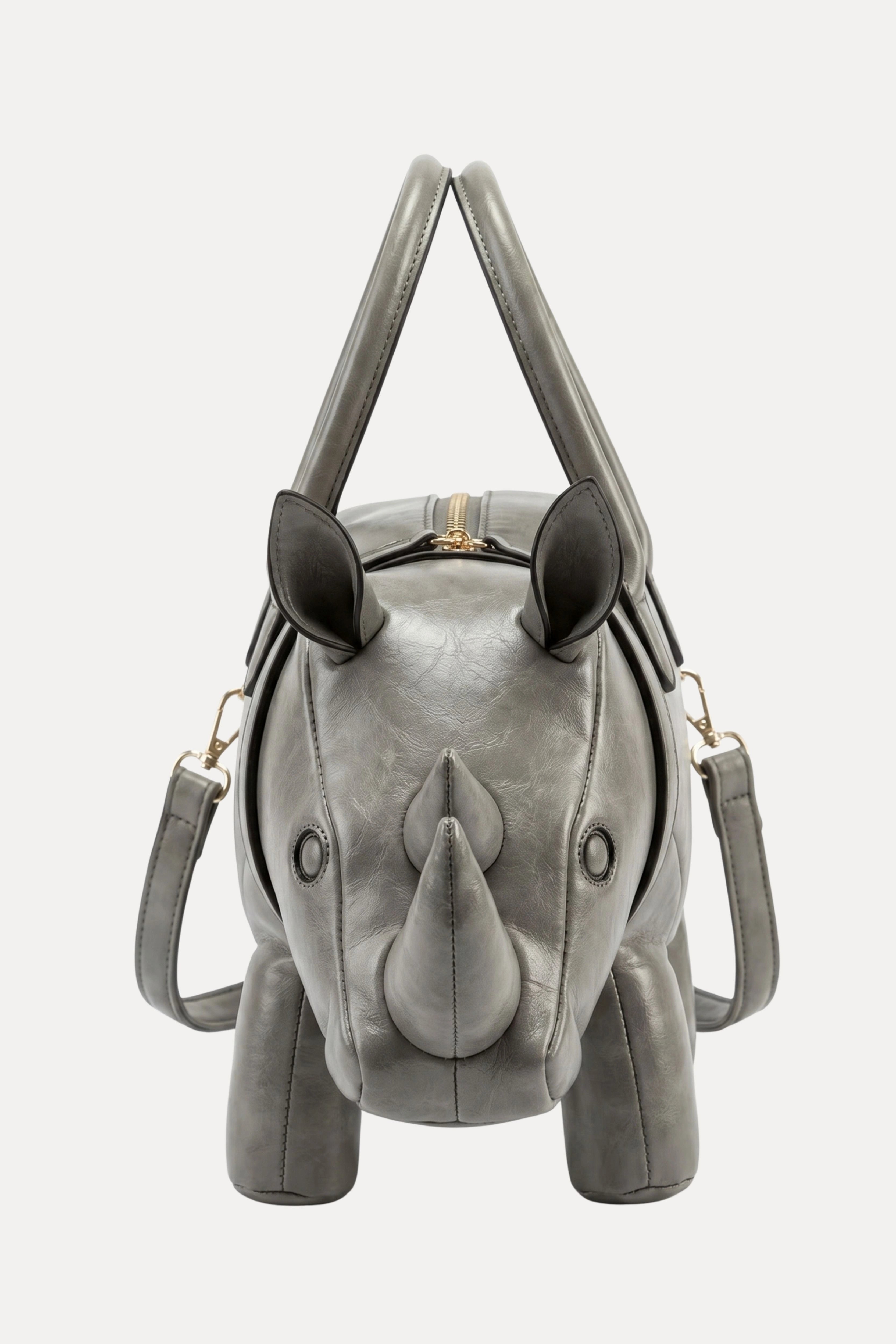 Rhino Shape Statement Handbag