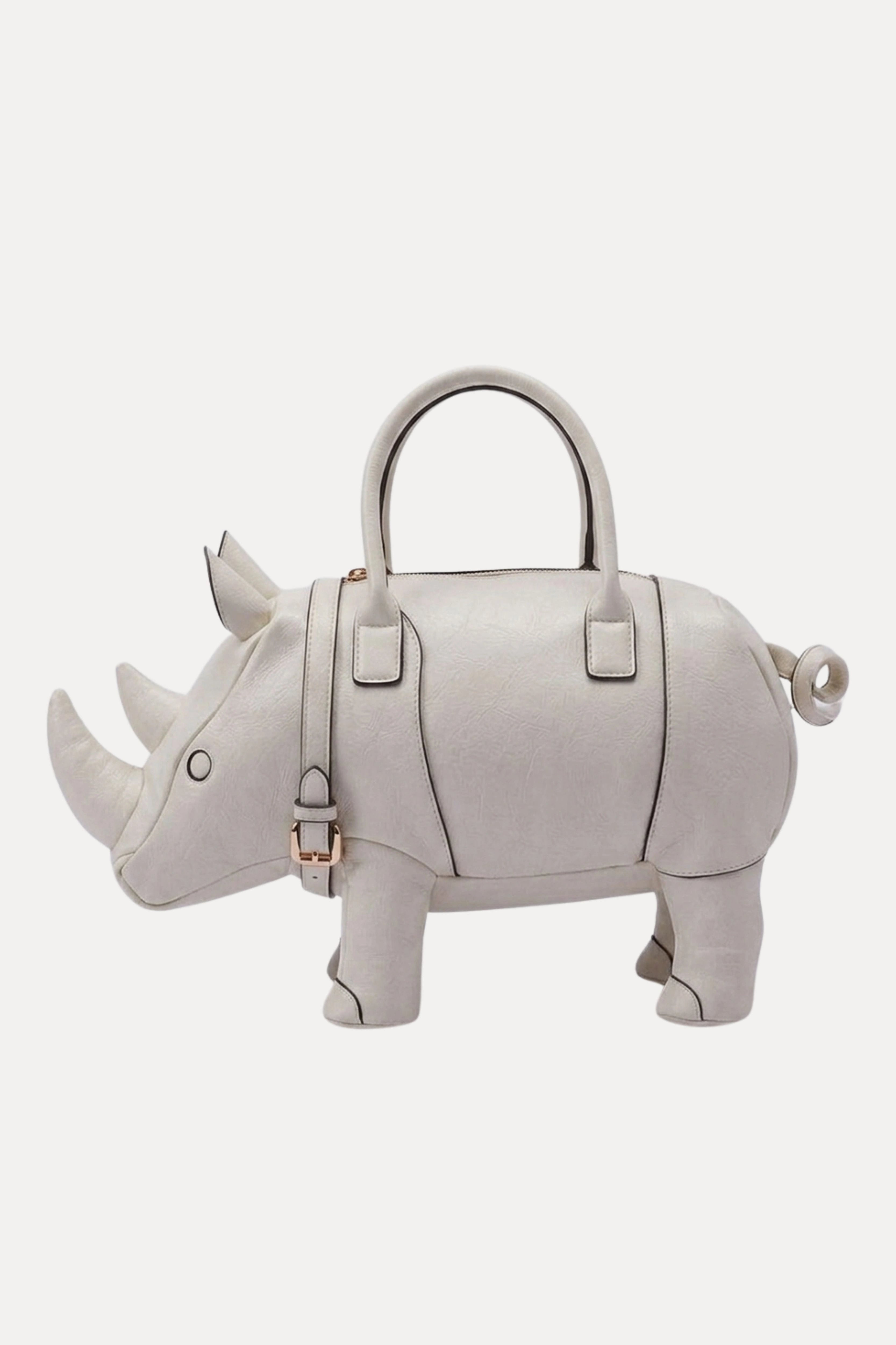 Rhino Shape Statement Handbag