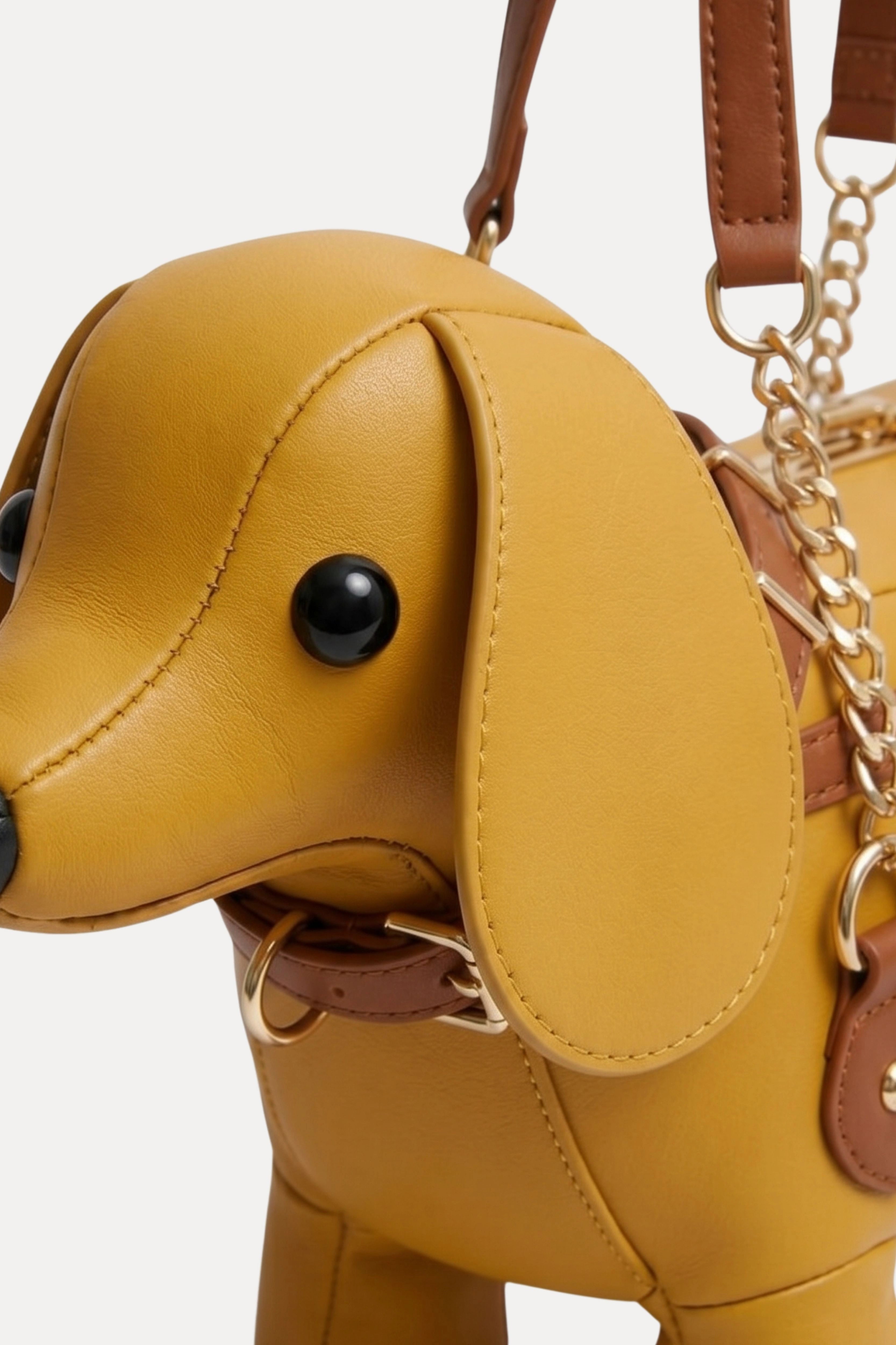 Dachshund Puppy Shape Crossbody Bag