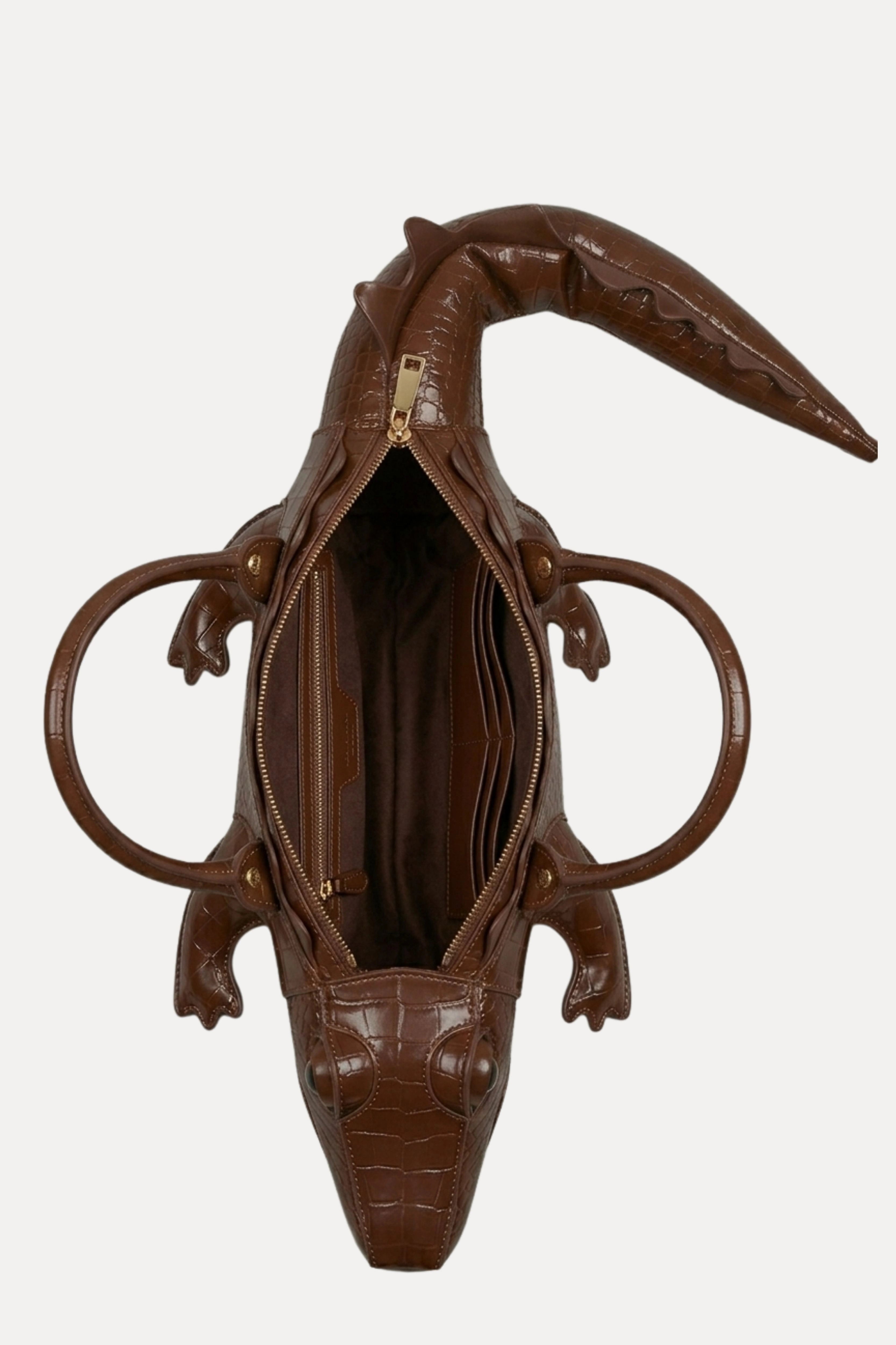 Alligator Statement Handbag