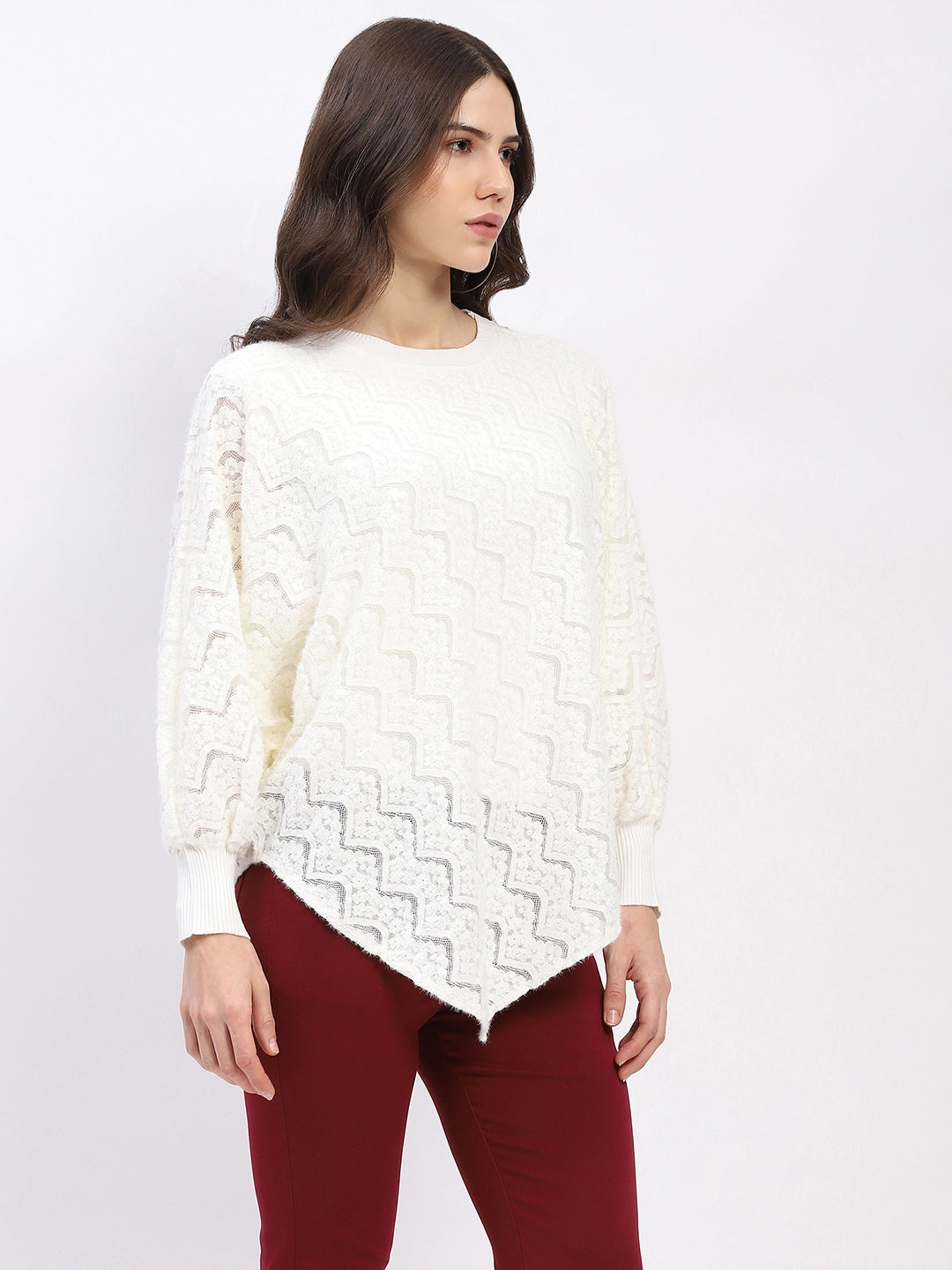 Lace Winter Poncho Top - Global Republic