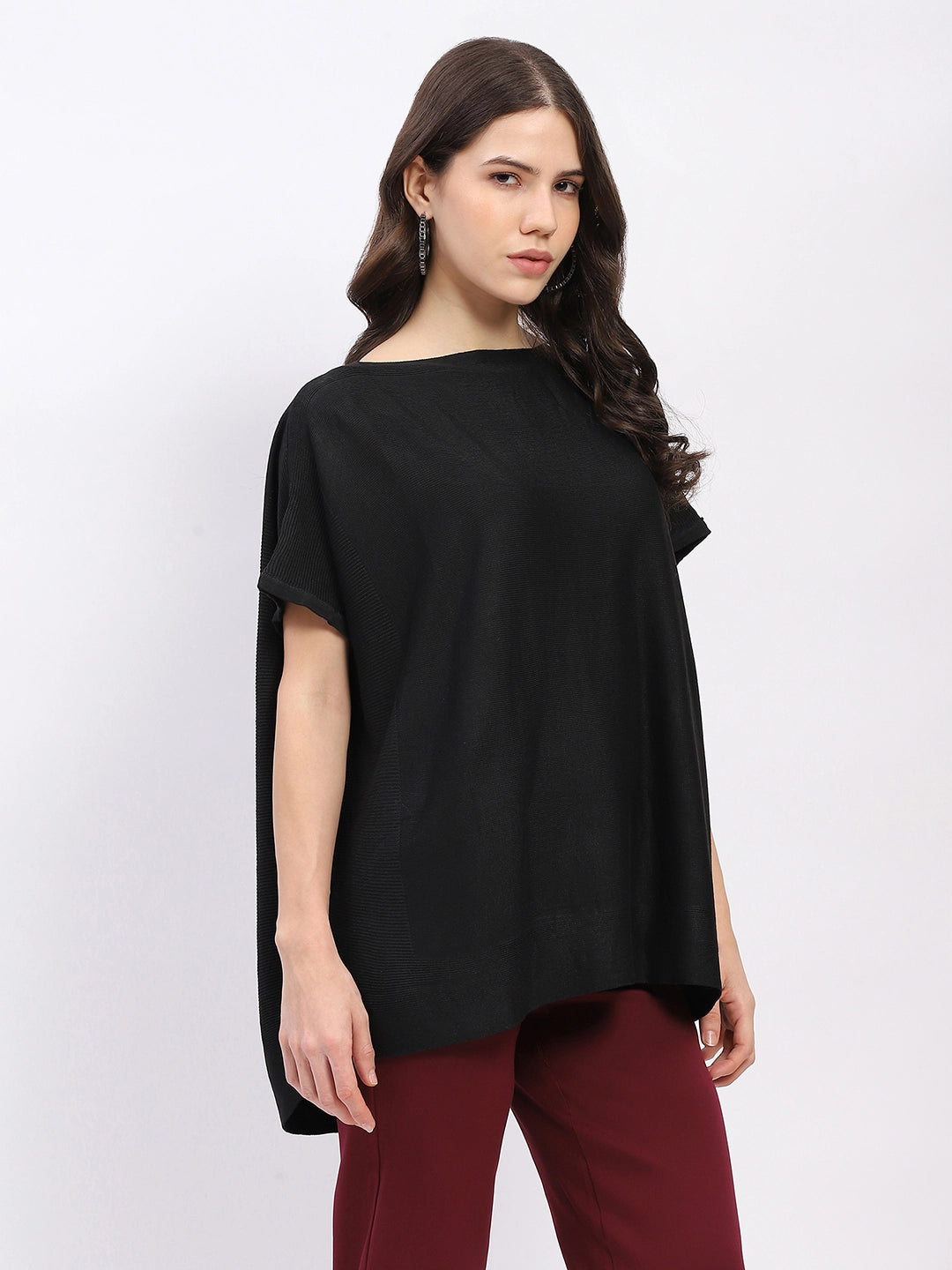 Kaftan-Style Cotton-Blend Top - Global Republic
